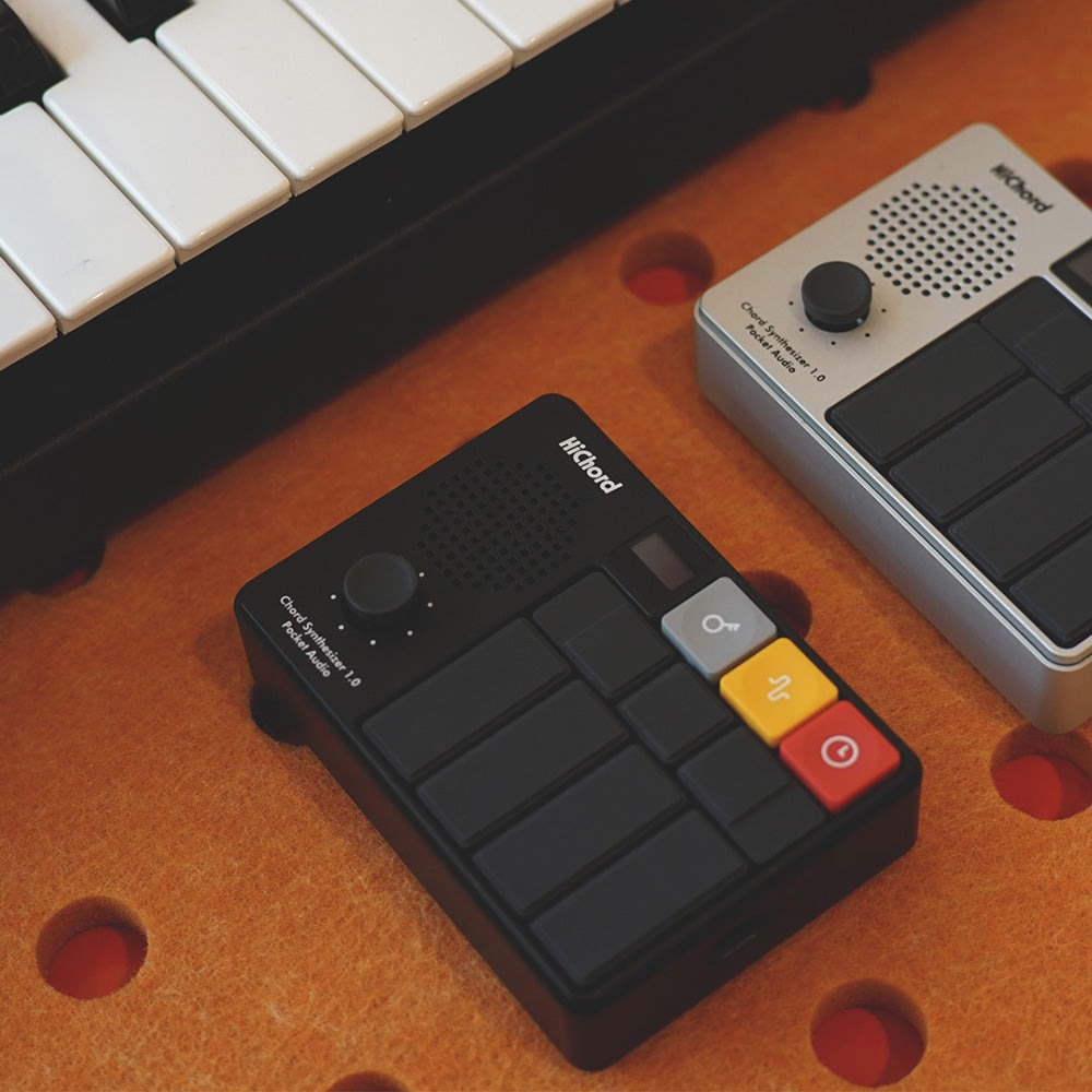 HiChord Pocket Chord Synthesizer Aluminum Edition Black