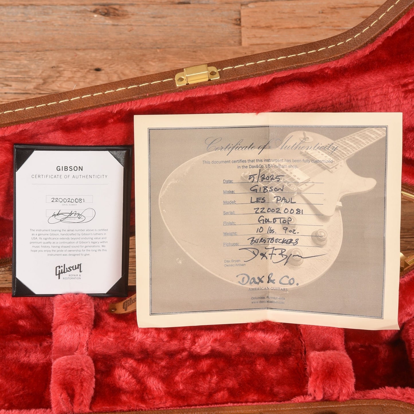 Gibson Les Paul Standard '50s Dax&Co Relic Goldtop 2022