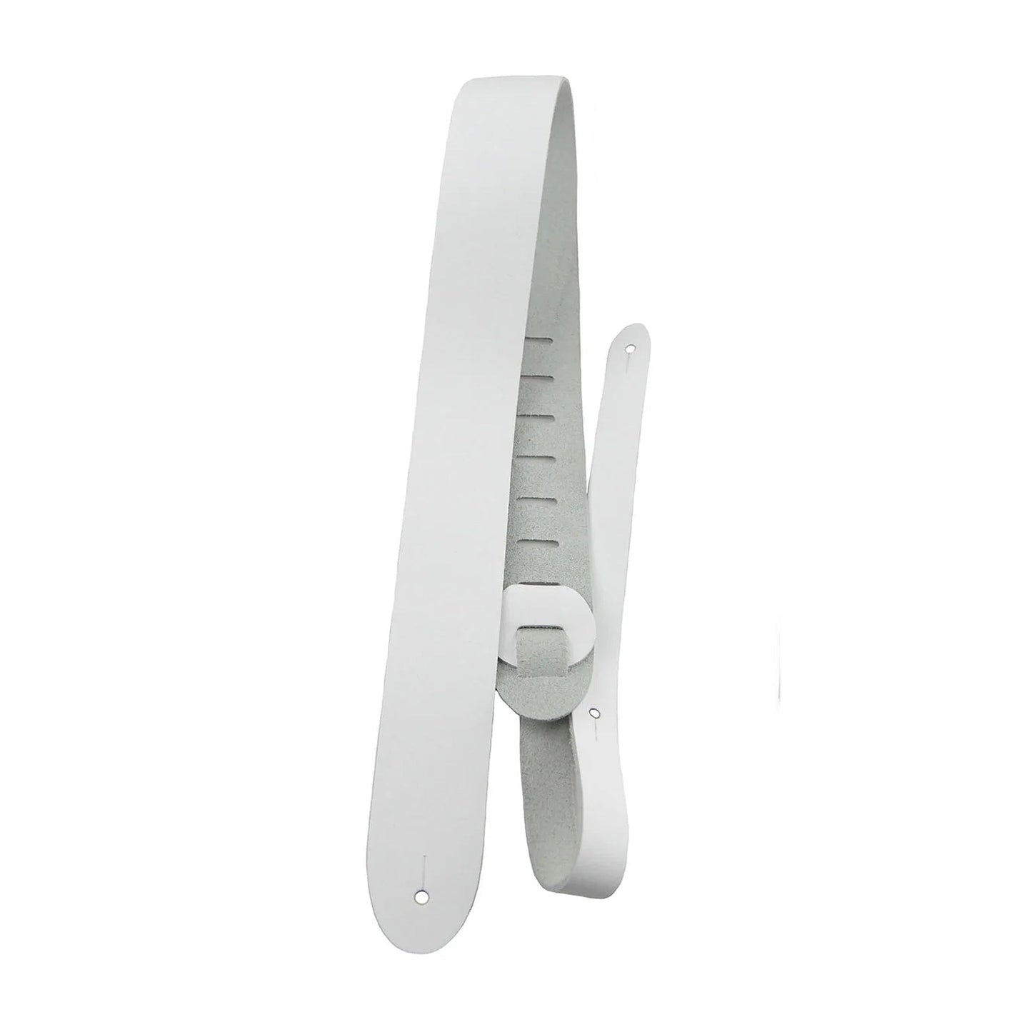 Perri's Basic Leather 2.5" White Guitar Strap