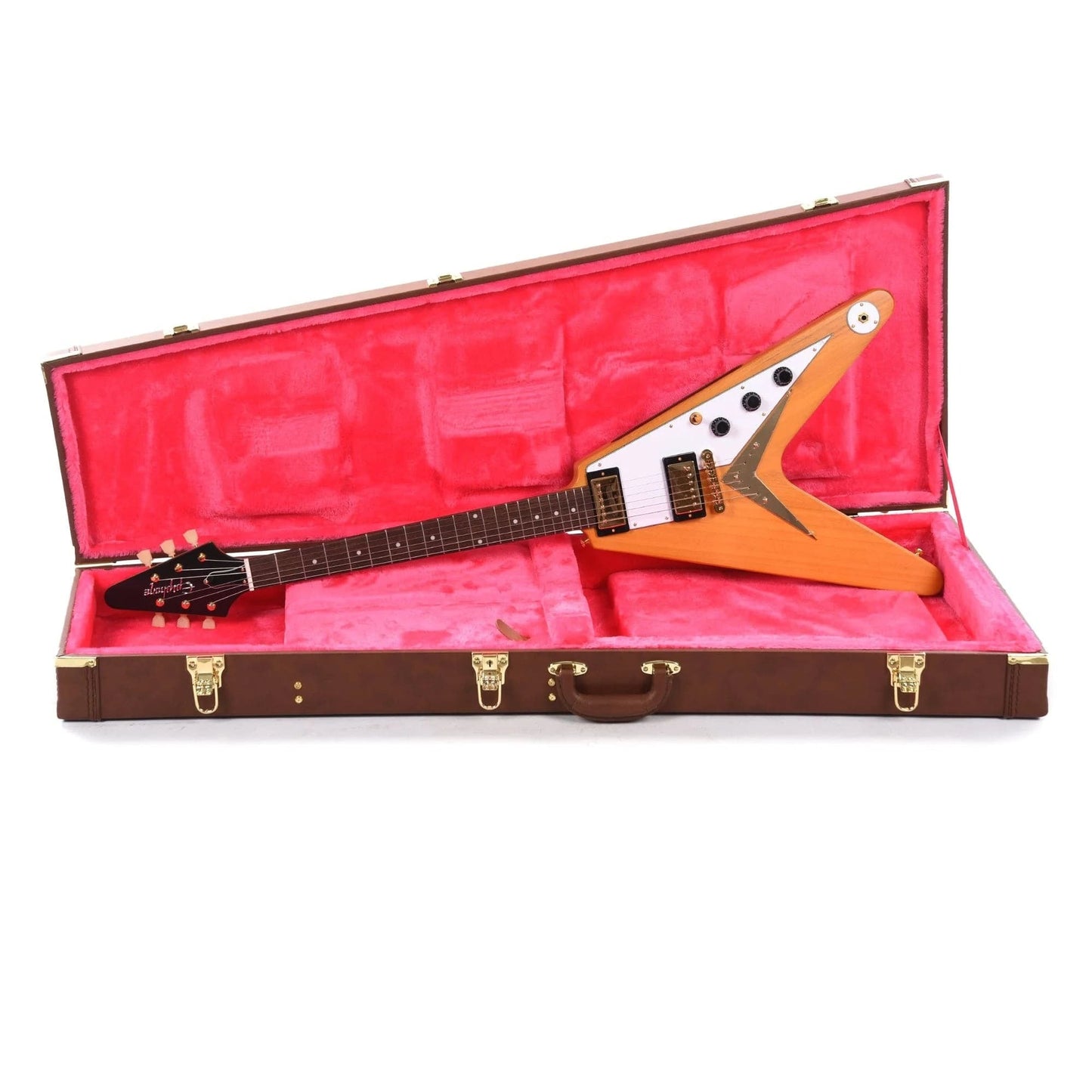 Epiphone 1958 Korina Flying V Aged Natural