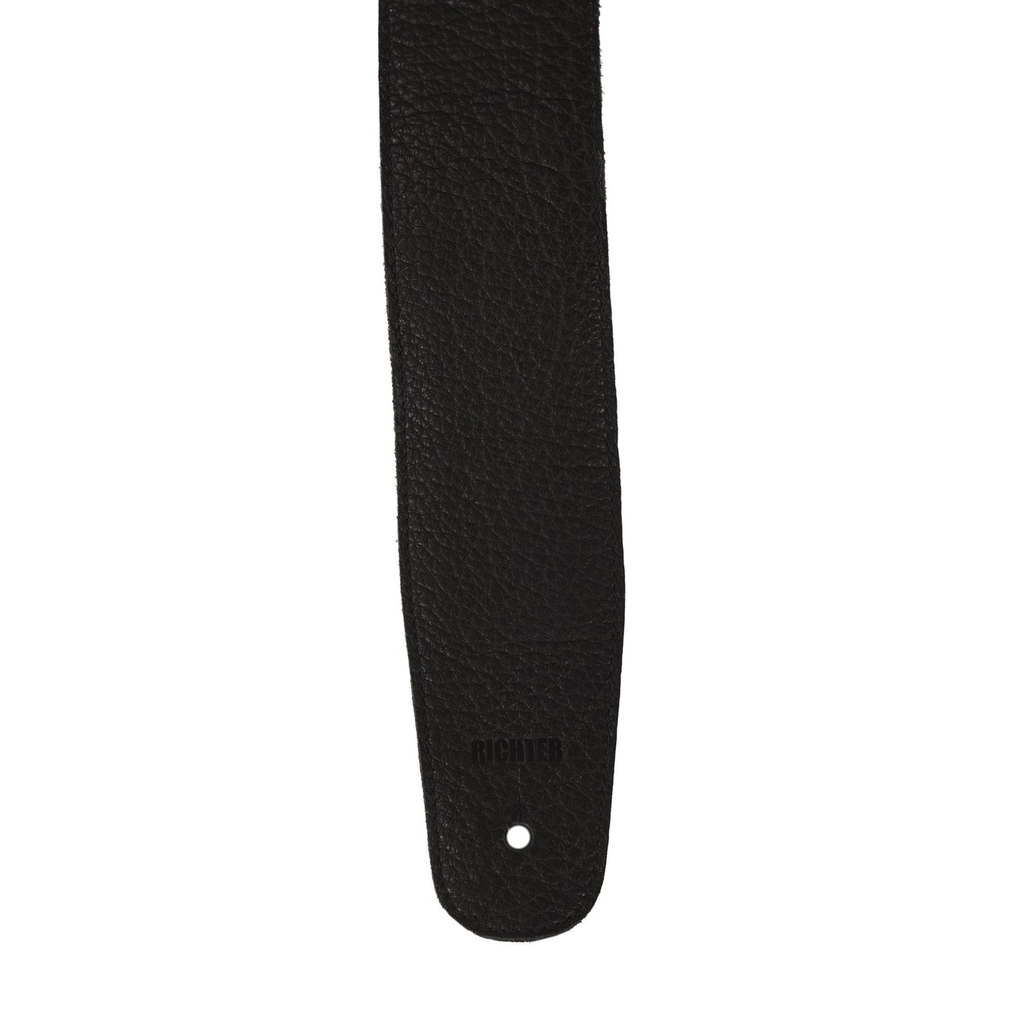 Richter Luxury Guitar Strap Genuine Leather Padded Monster Black