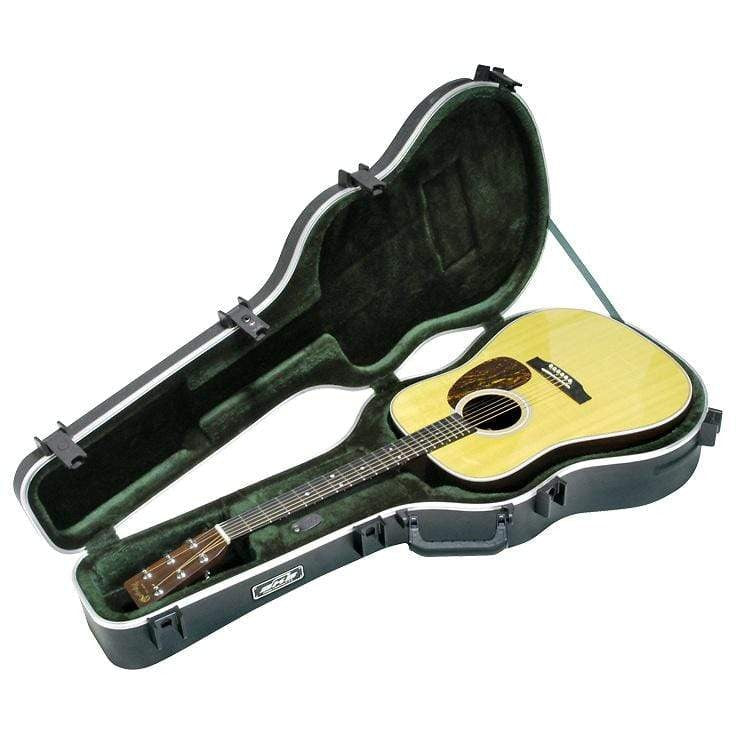 SKB Deluxe Acoustic Dreadnought Shaped Hardshell Case w/TSA Latch