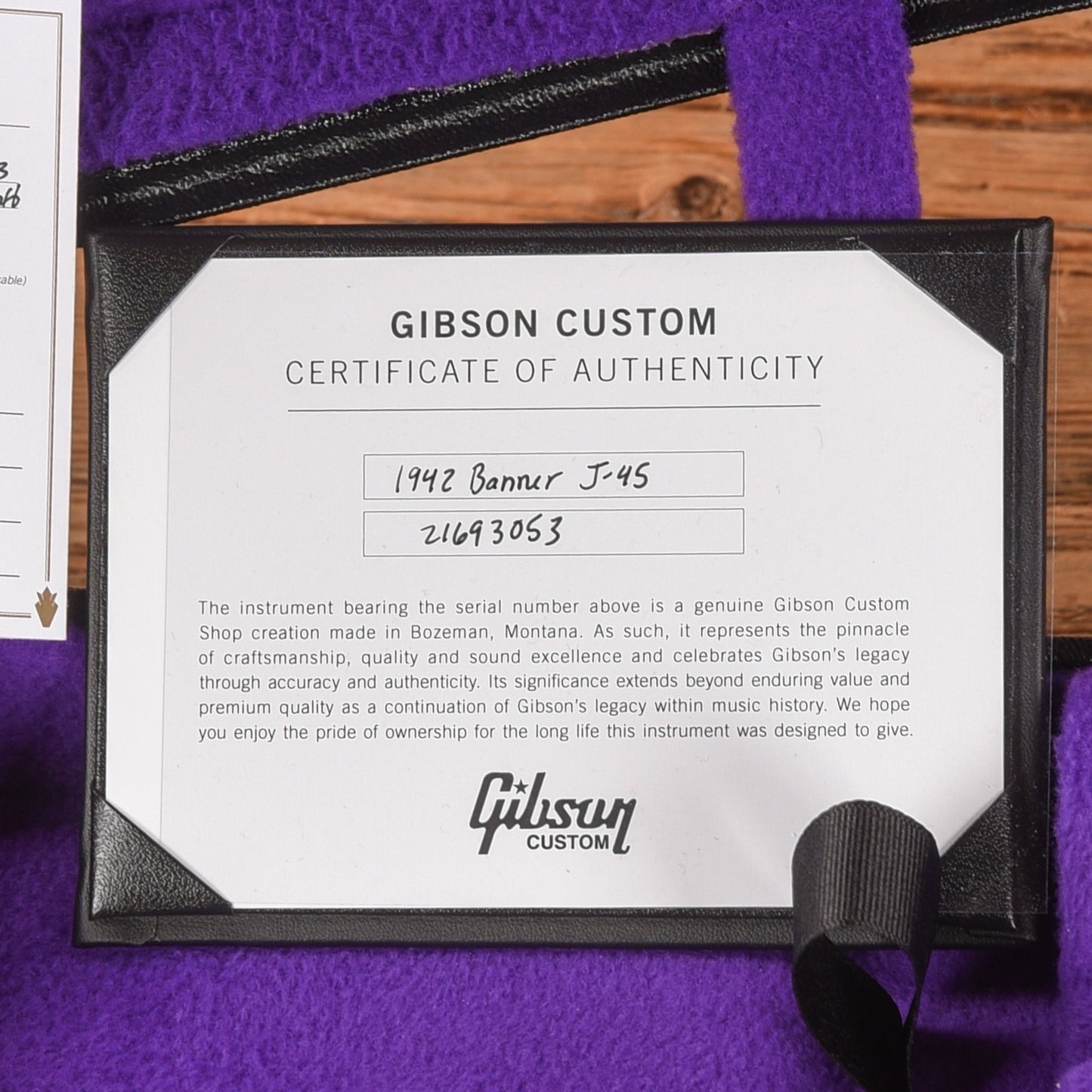 Gibson Gibson Custom '42 Banner J-45 Sunburst 2023