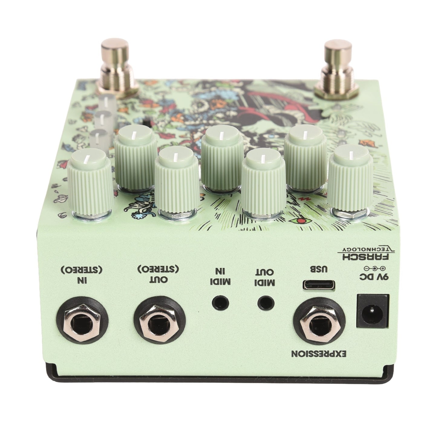 Old Blood Noise x Emily Hopkins Parting Glitch Device Pedal Green