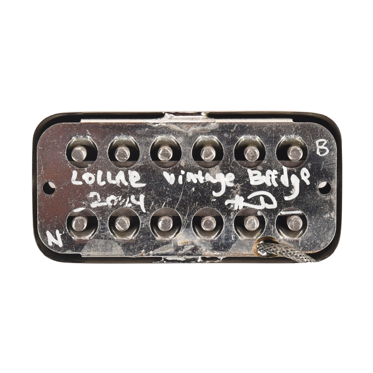 Lollar Lollartron Traditional Vintage Bridge Pickup Nickel w/Mount Option B