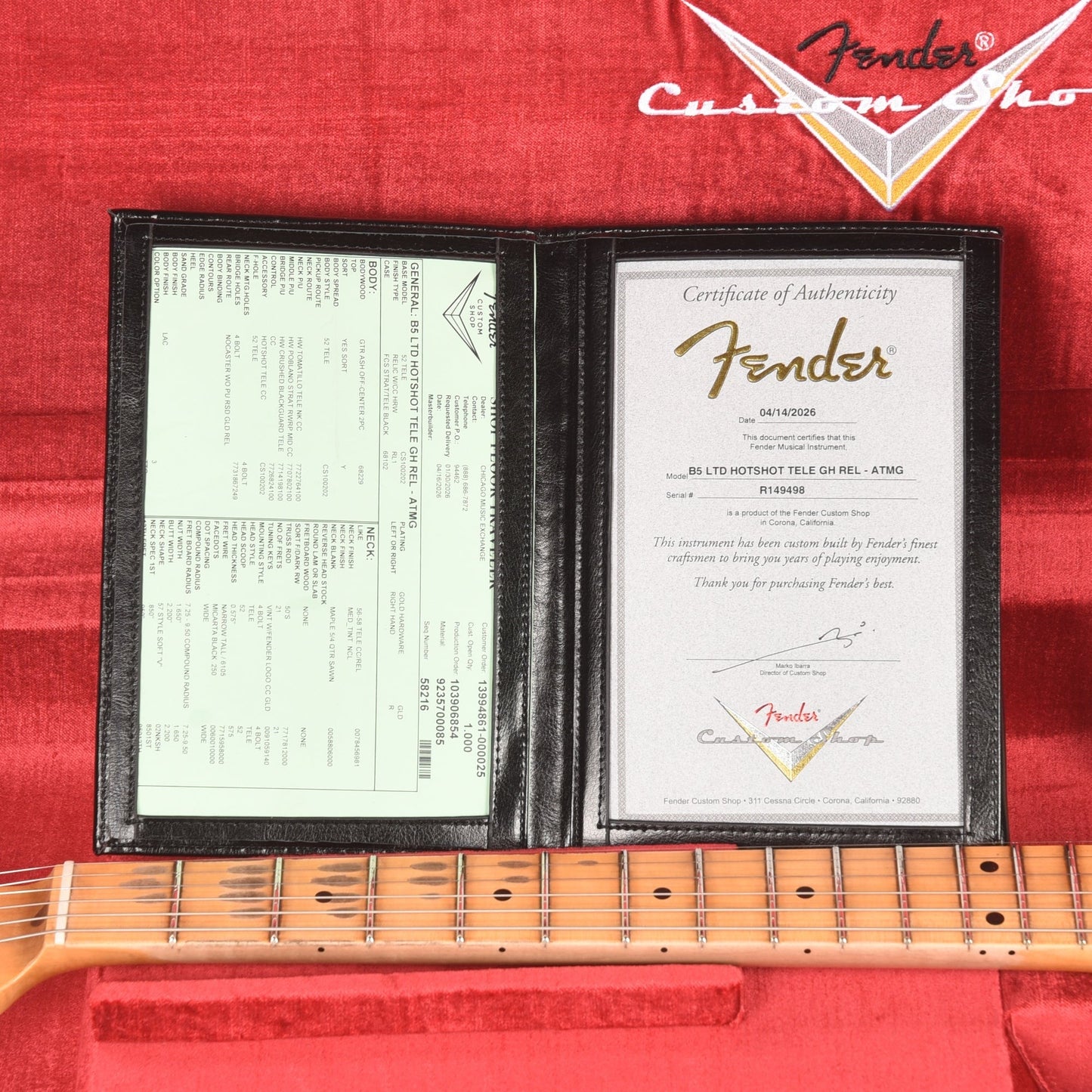 Fender Custom Shop LTD Hotshot Telecaster Relic Aged Tomatillo Green