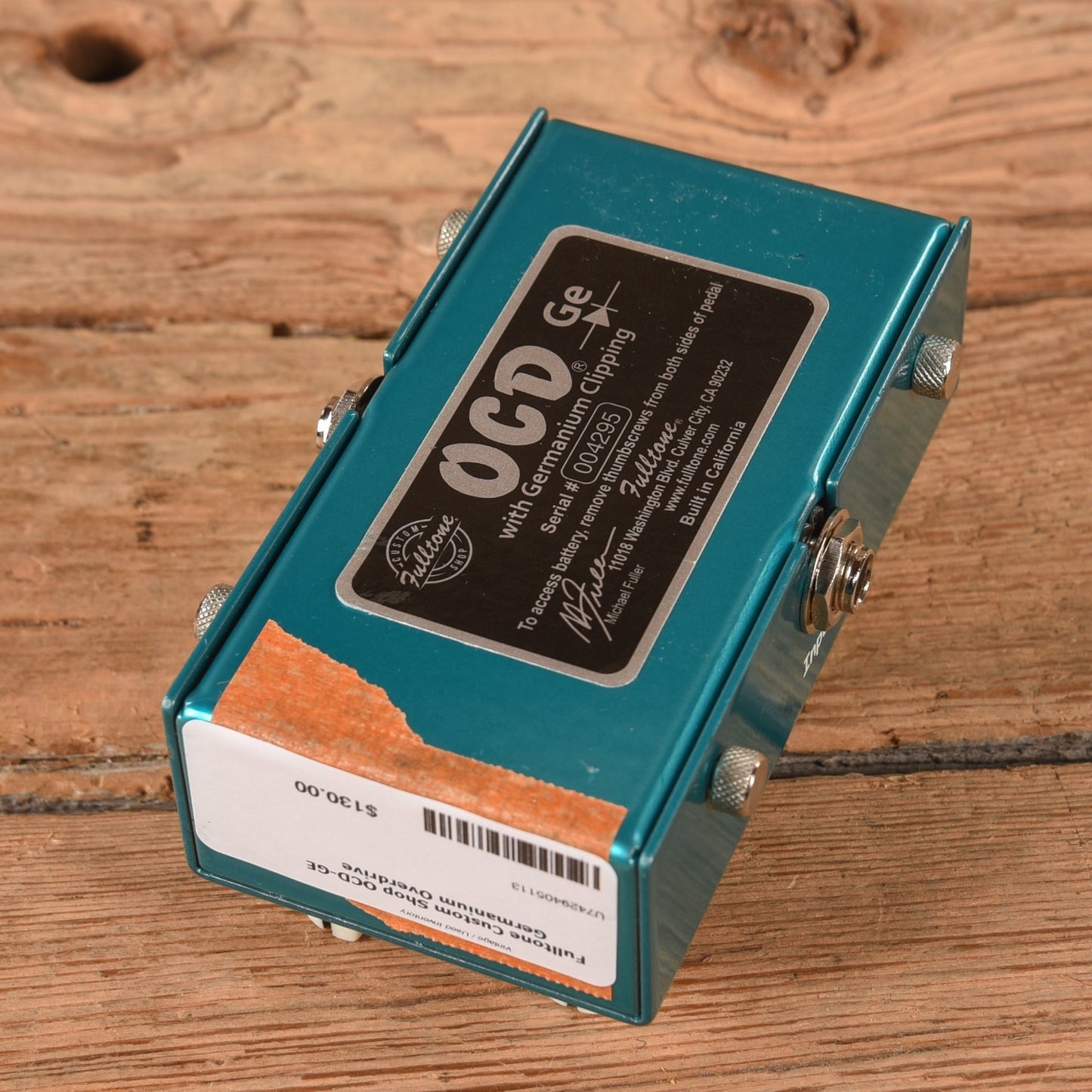 Fulltone Custom Shop OCD-GE Germanium Overdrive
