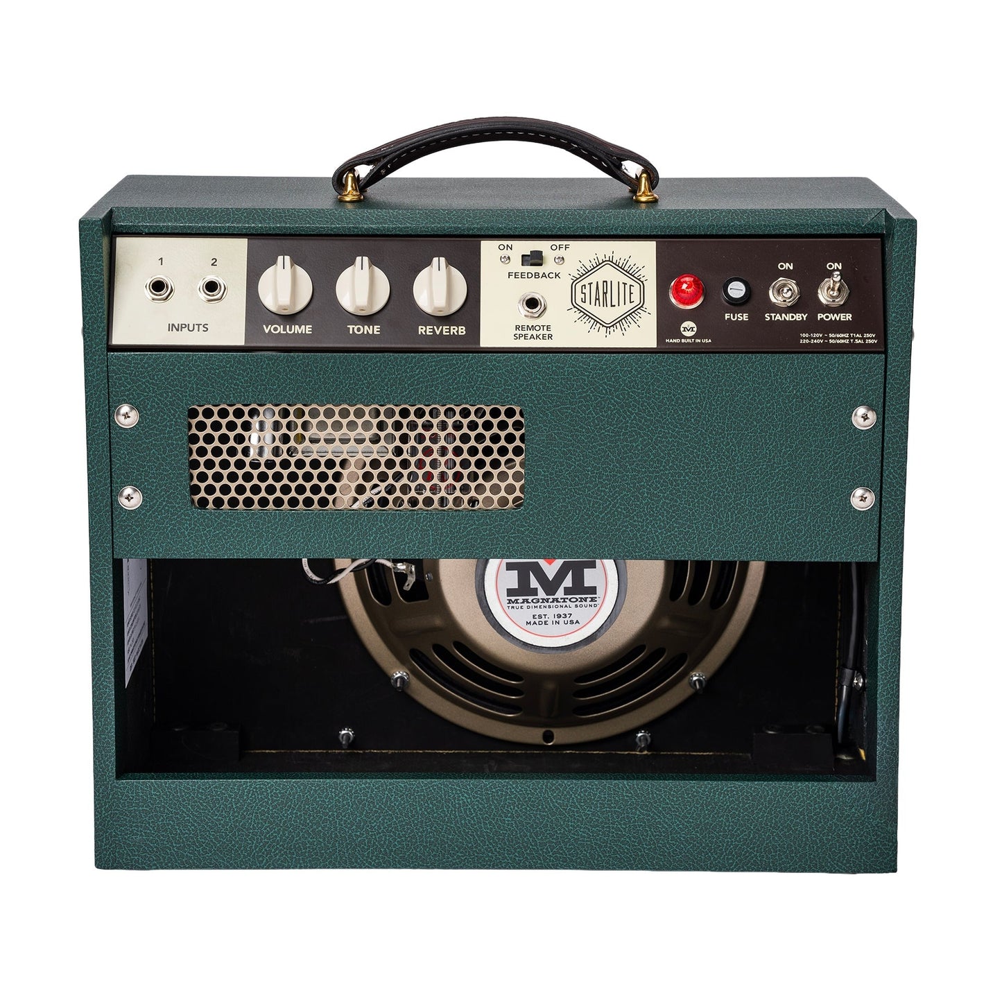 Magnatone Starlite 8w 1x10 Combo Amp w/ Reverb Green