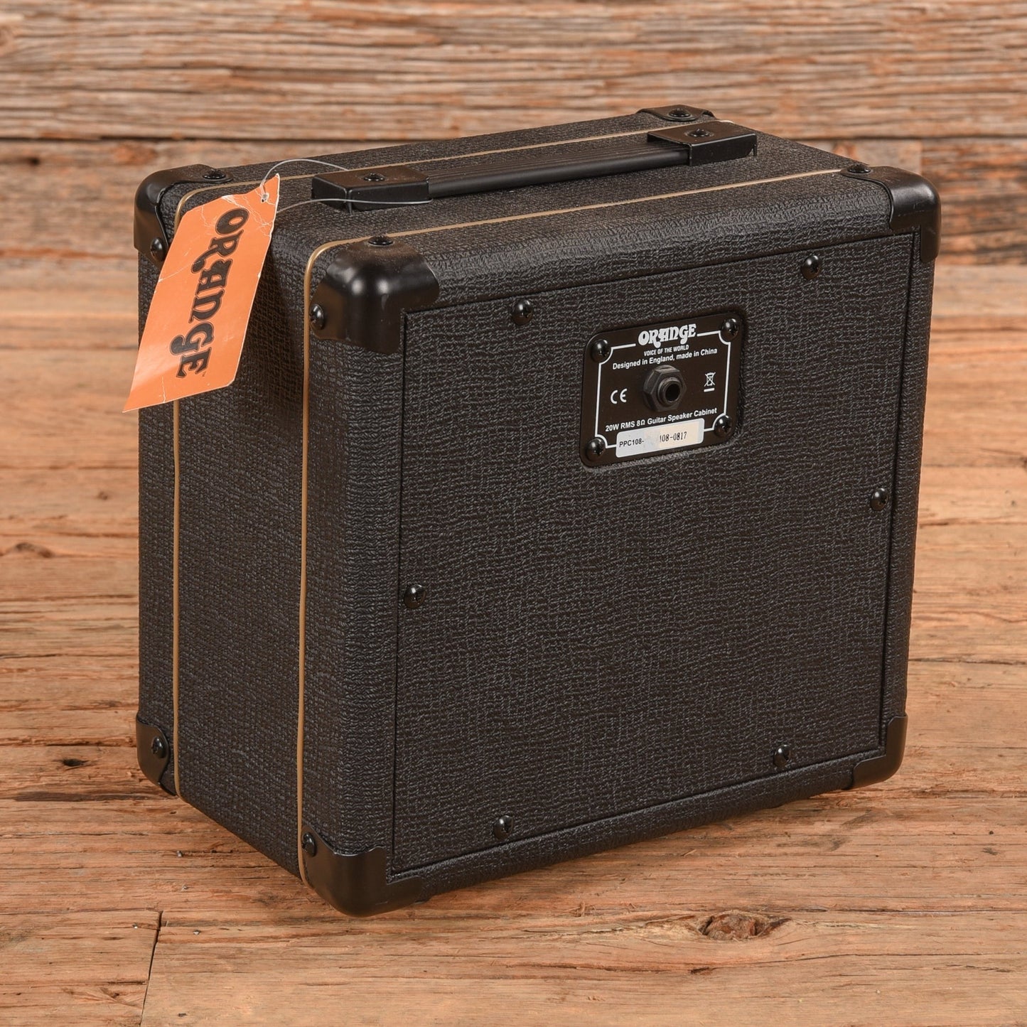 Orange PPC108 1x8" Closed-Back Guitar Speaker Cabinet Black 2017