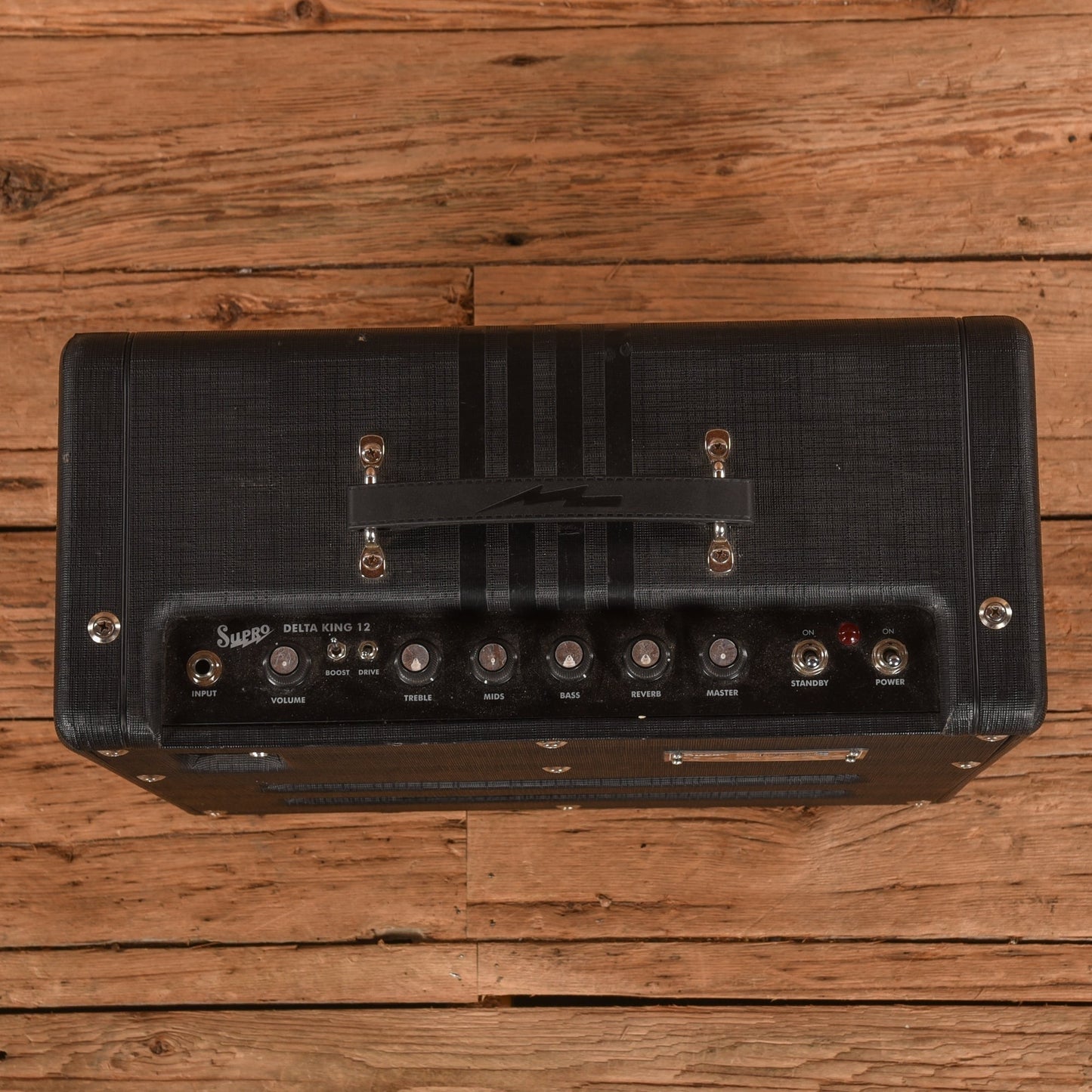 Supro 1822R Delta King 12 15-Watt 1x12" Guitar Combo Black