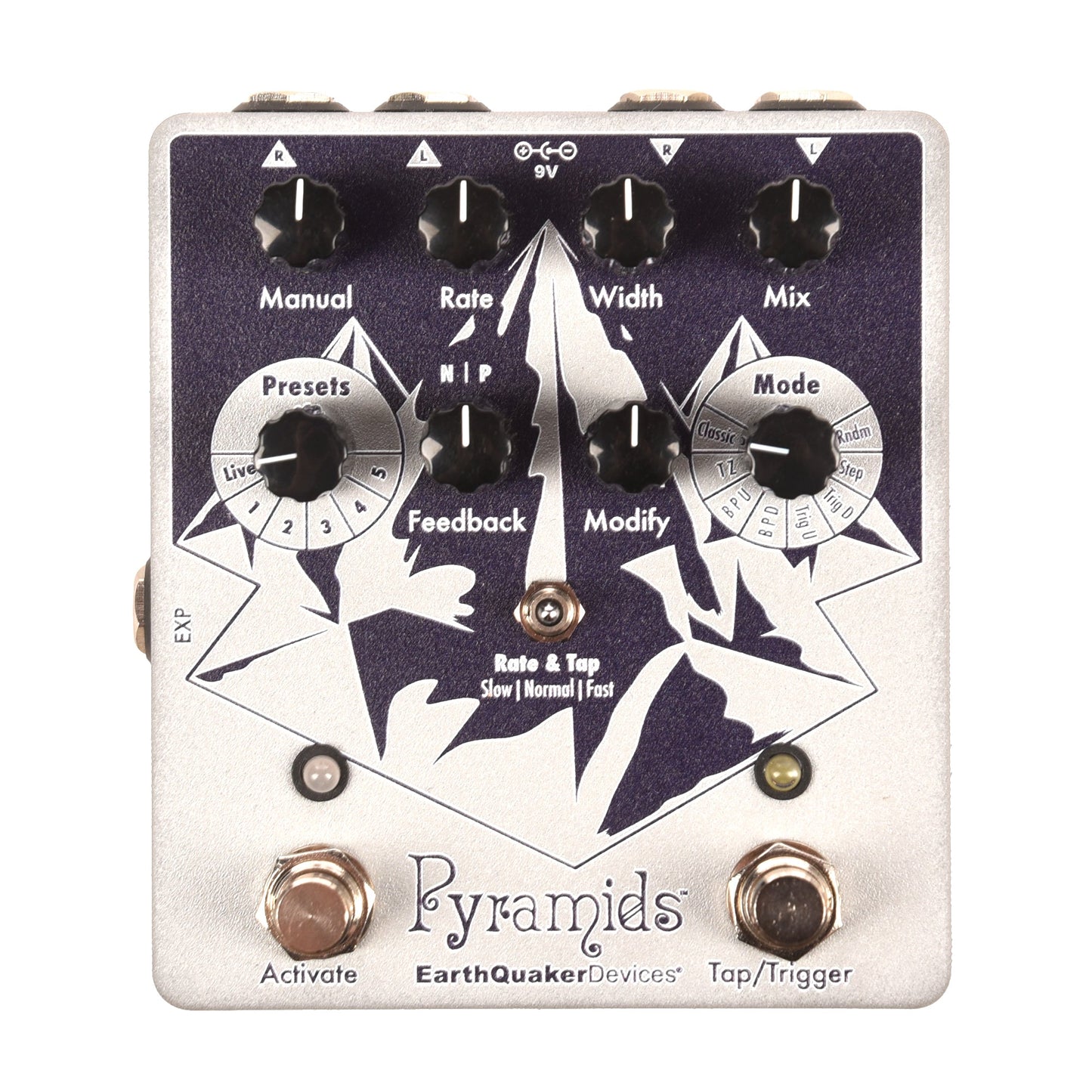 EarthQuaker Devices Pyramids Stereo Flanging Device Pedal One-of-a-Kind #02