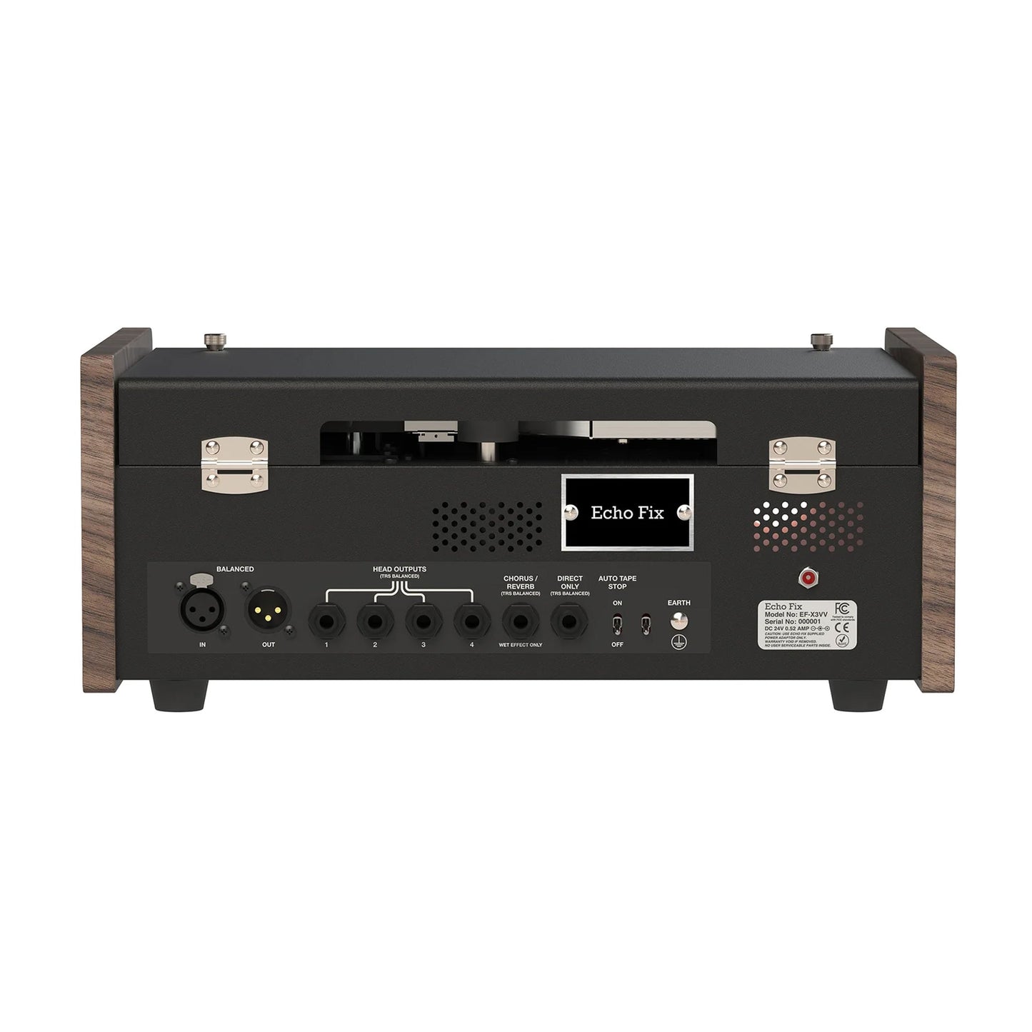 Echo Fix EF-X3 Wooden Chorus Echo w/BBD Analog Chorus & Spring Reverb Silver Limited Edition Vintage Voice