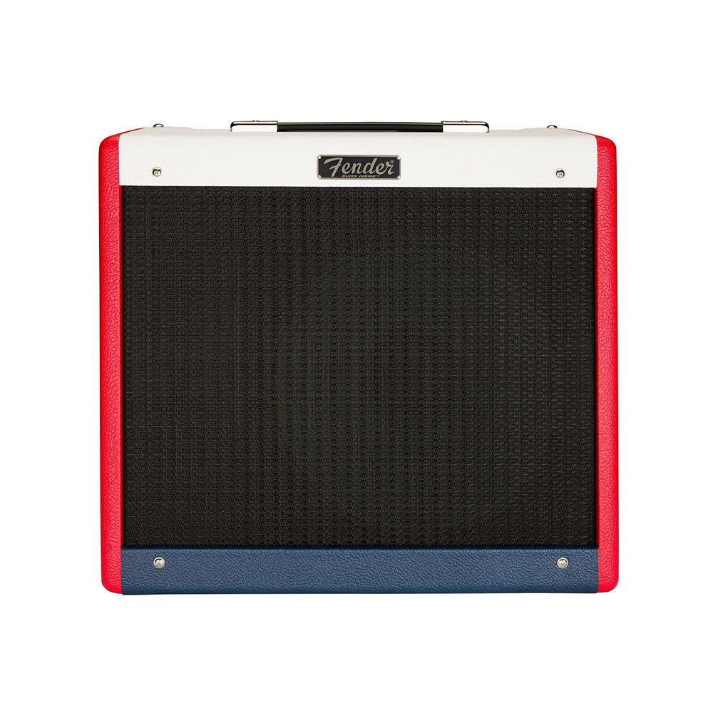 Fender Blues Junior IV Color Trio w/Eminence Cannabis Rex Red, White and Blue