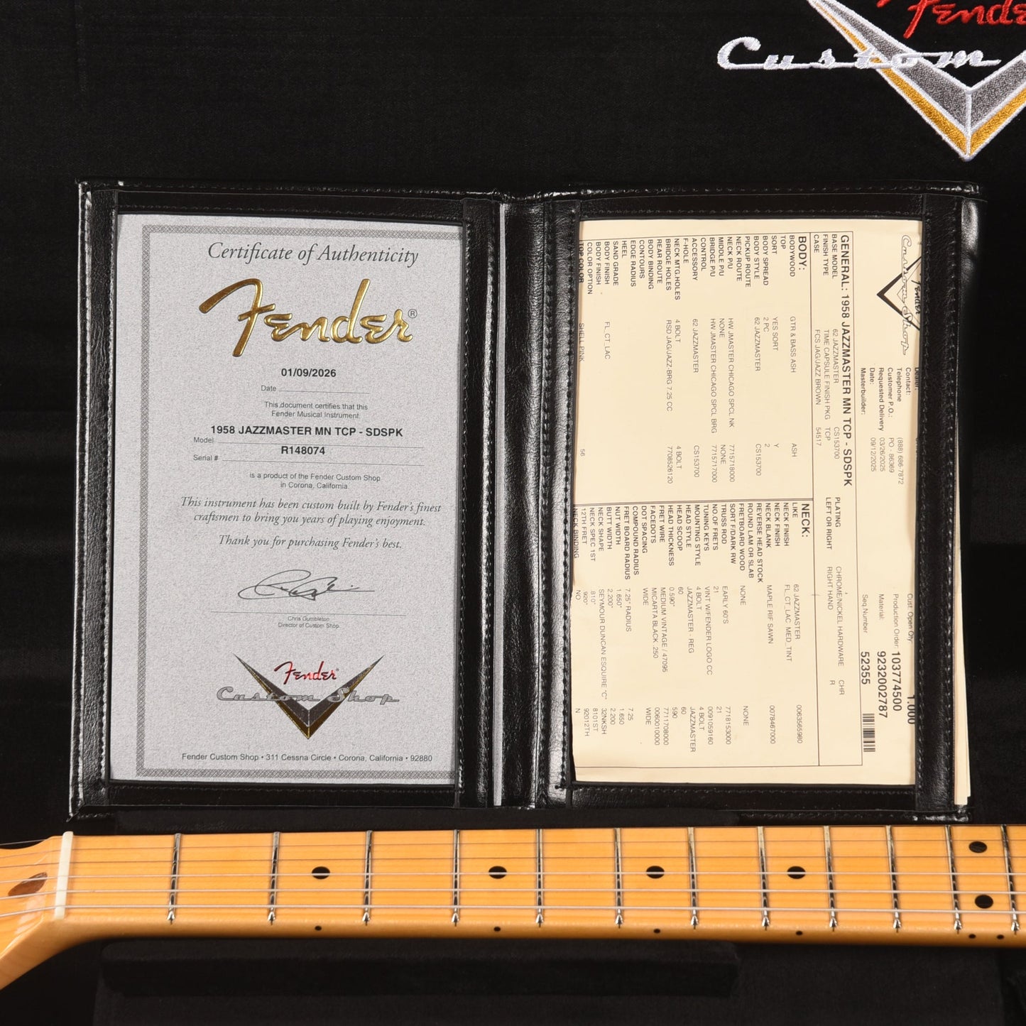 Fender Custom Shop 1958 Jazzmaster "Chicago Special" Time Capsule Super Dirty Shell Pink