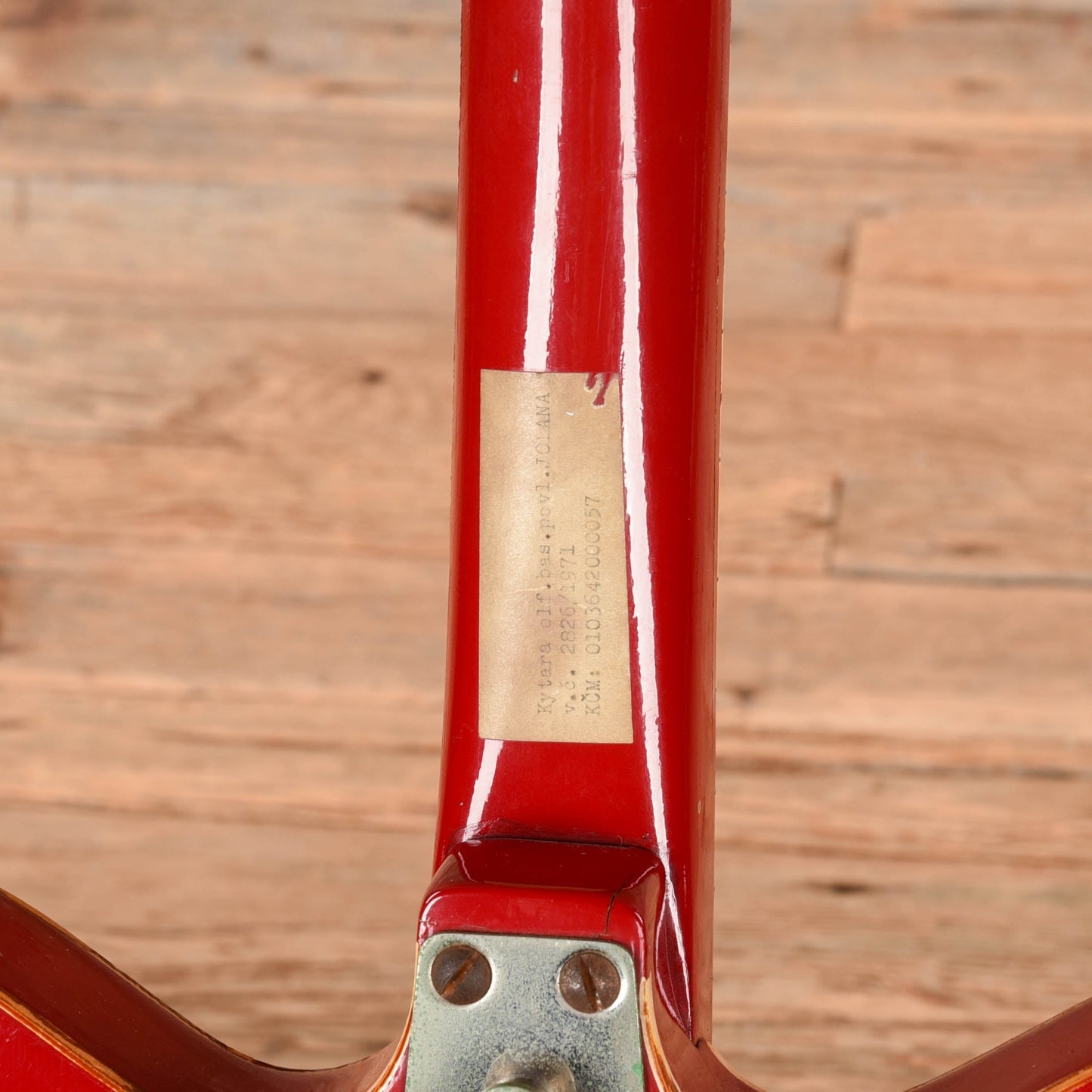 Jolana Studio Bass Red 1970s