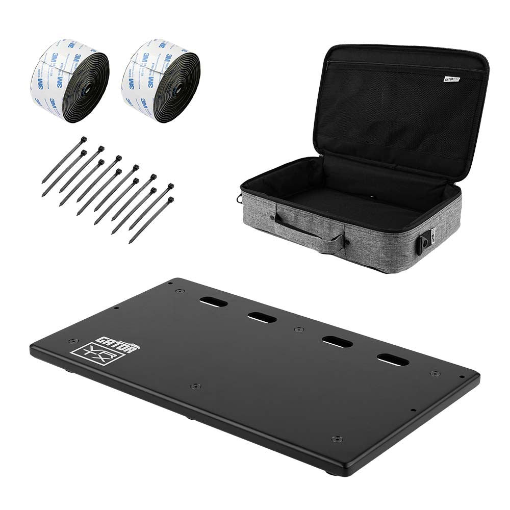 Gator Vertex GV-TL1710-GB Travel Lite 17" x 10" Pedalboard w/ Padded Gig Bag