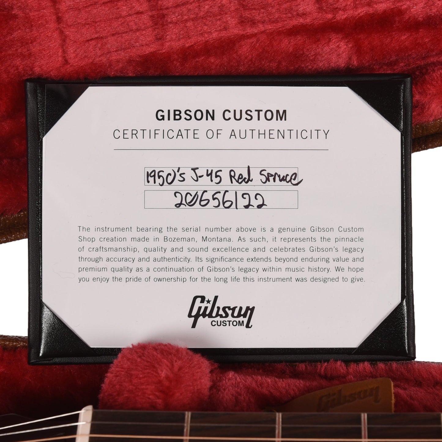 Gibson Original 50's J-45 Original Vintage Sunburst Tight Burst Adirondack Spruce VOS