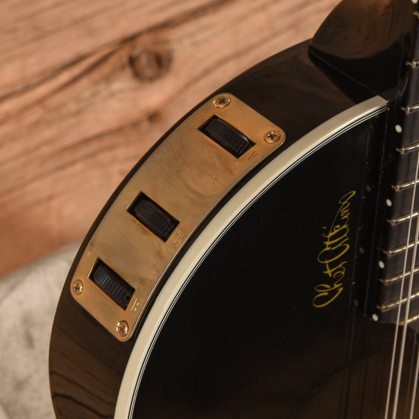 Gibson Chet Atkins SST 12 String Black 1998 - Dave Amato of REO Speedwagon