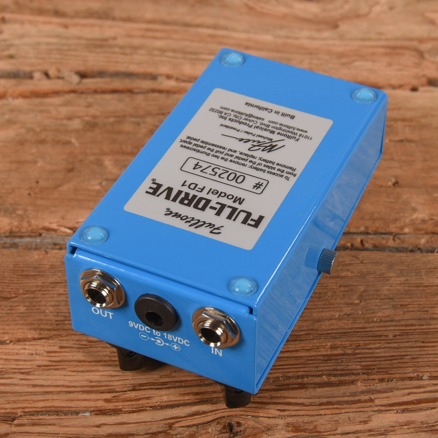 Fulltone FD1 Full-Drive 1 Overdrive