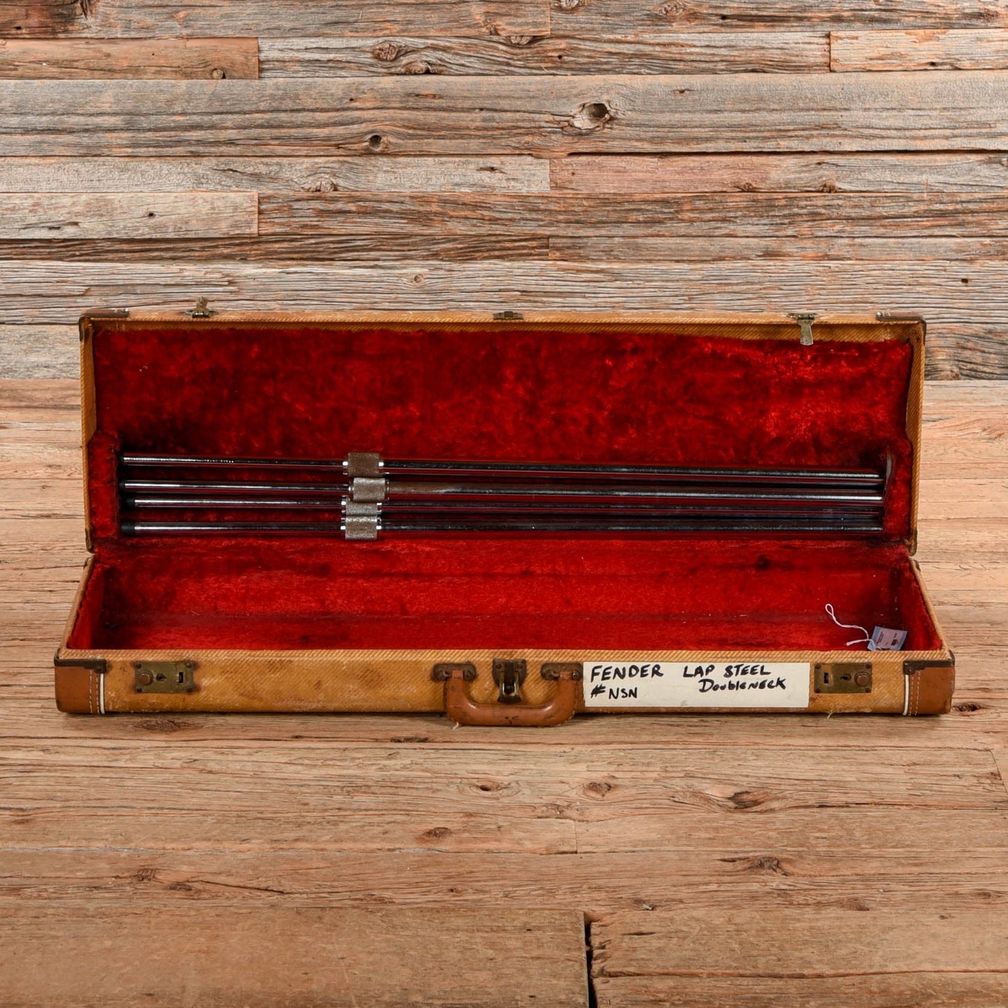 Fender Lap Steel Double Neck White 1958 - Dave Amato of REO Speedwagon