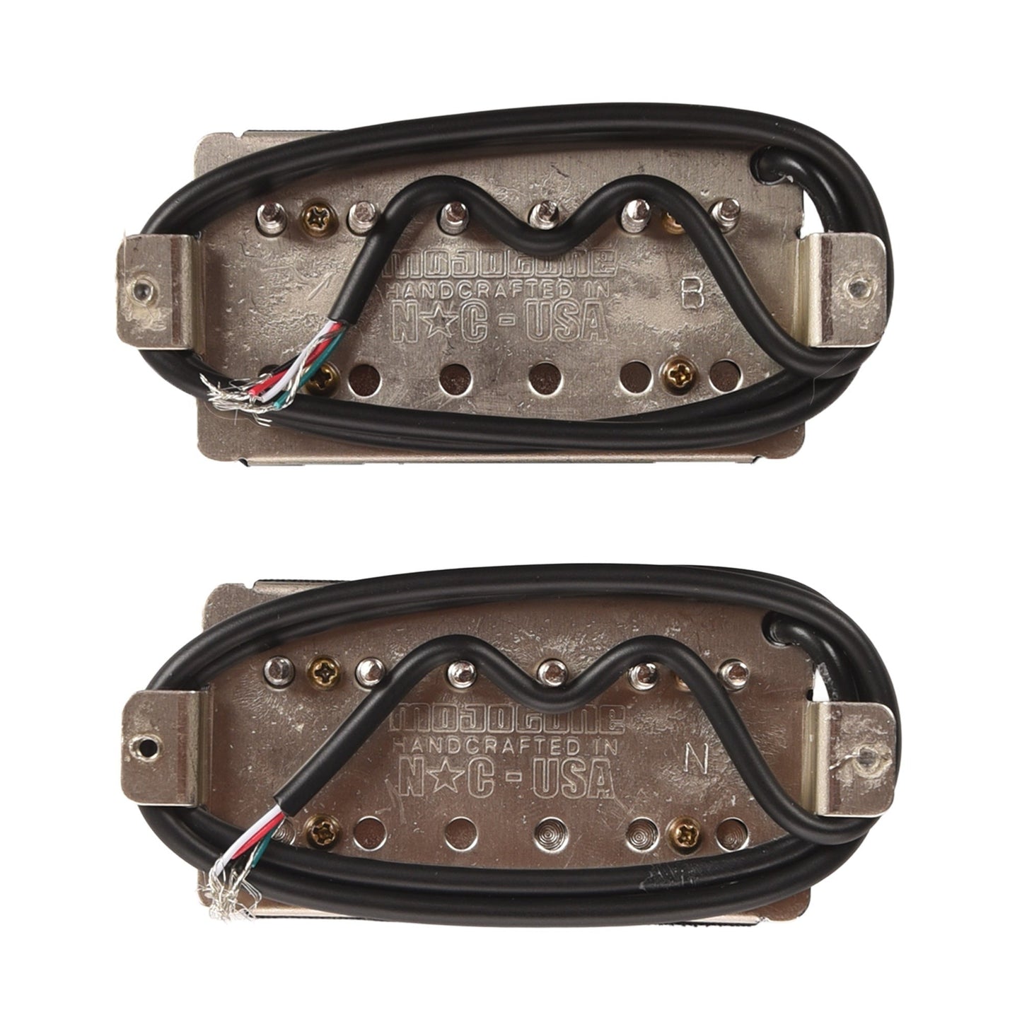 Mojotone Bill Kelliher Hellbender Humbucker Set Uncovered Double Black