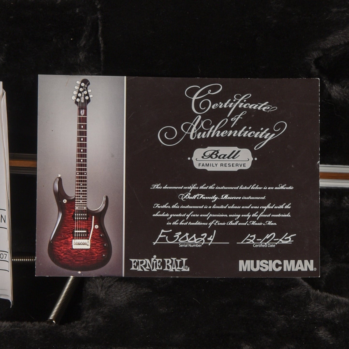 Music Man BFR JP15 7-String Sahara Burst Flame 2015