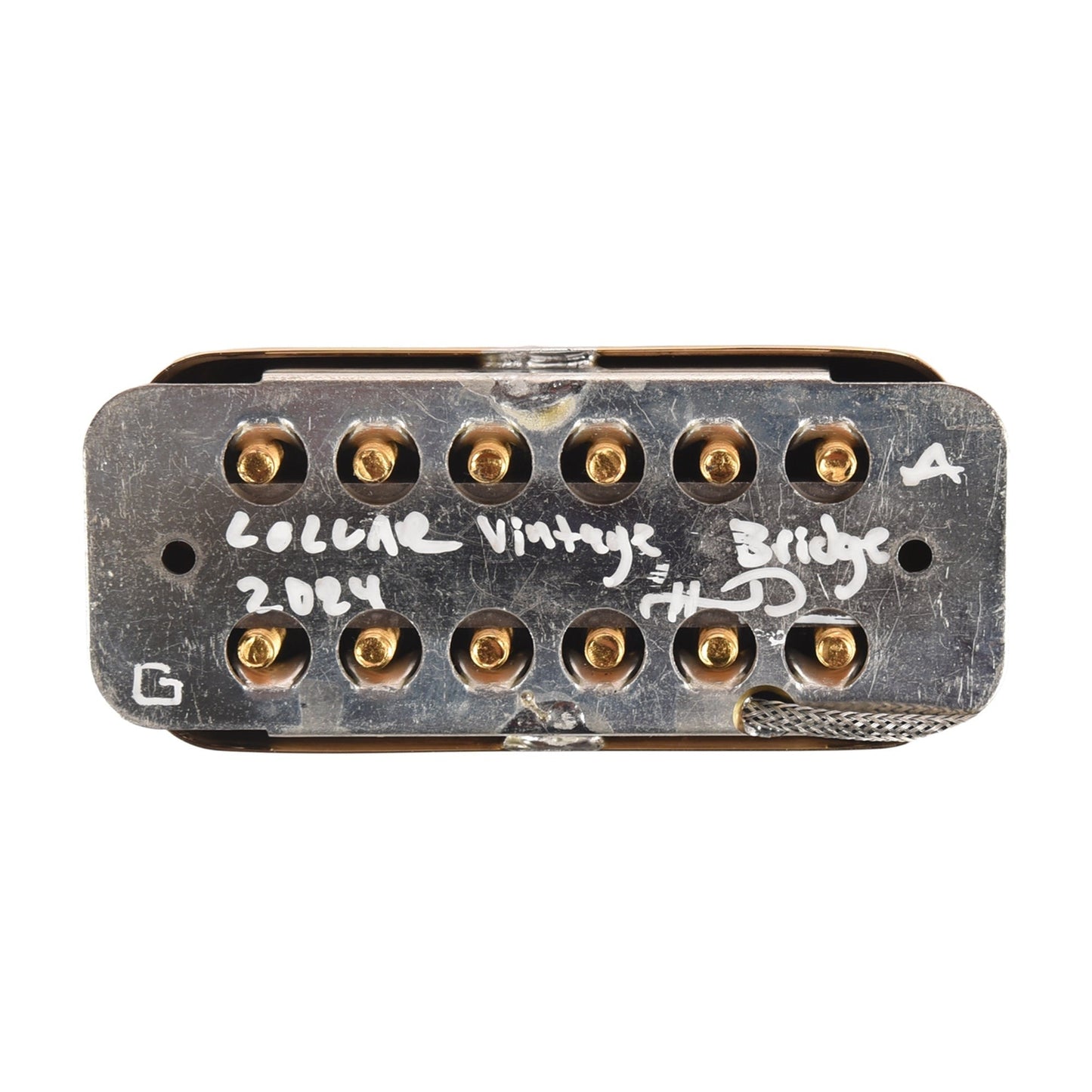 Lollar Lollartron Traditional Vintage Bridge Pickup Gold w/Mount Option A