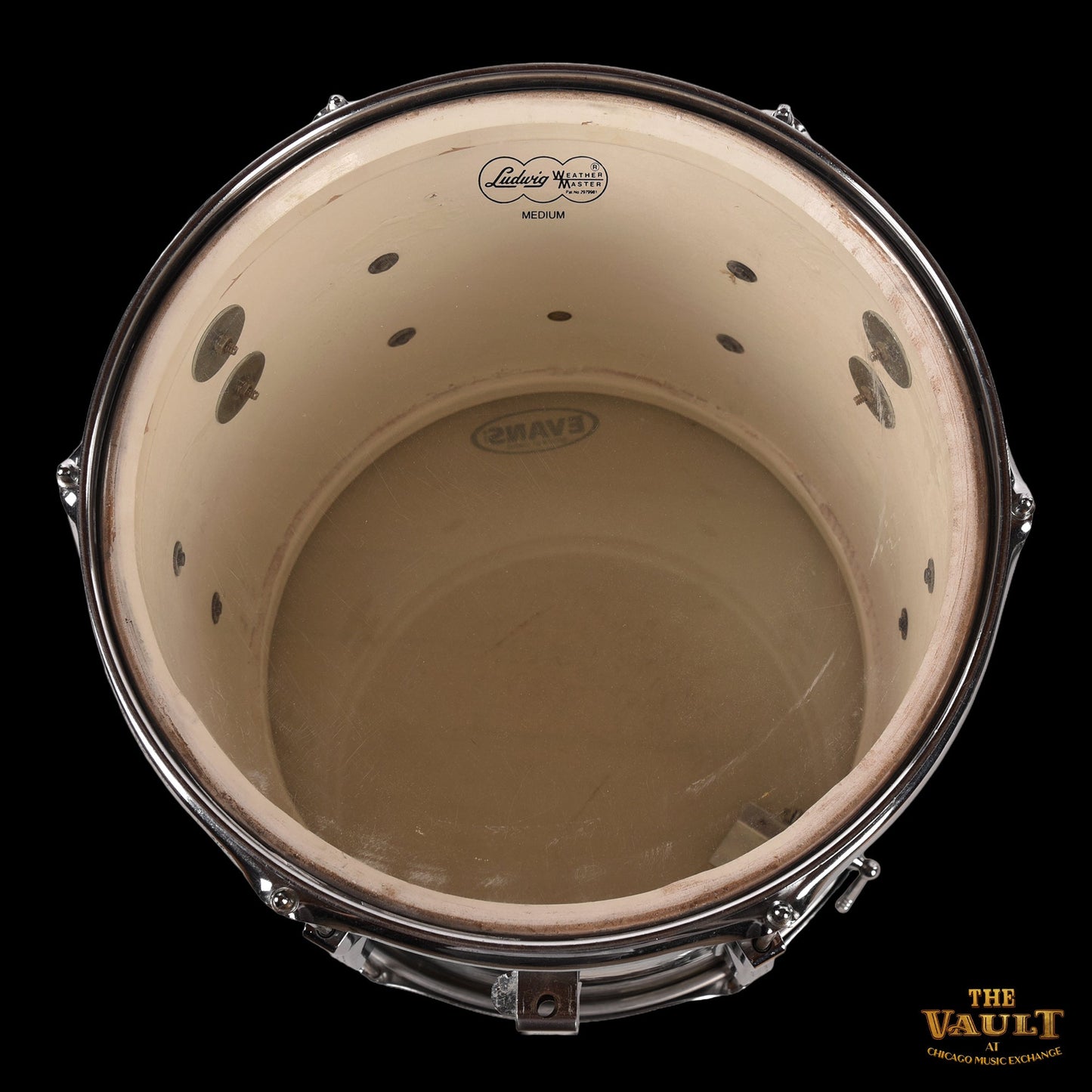 Ludwig Club Date Black Oyster Pearl 12/14/20 3pc. Drum Kit VINTAGE