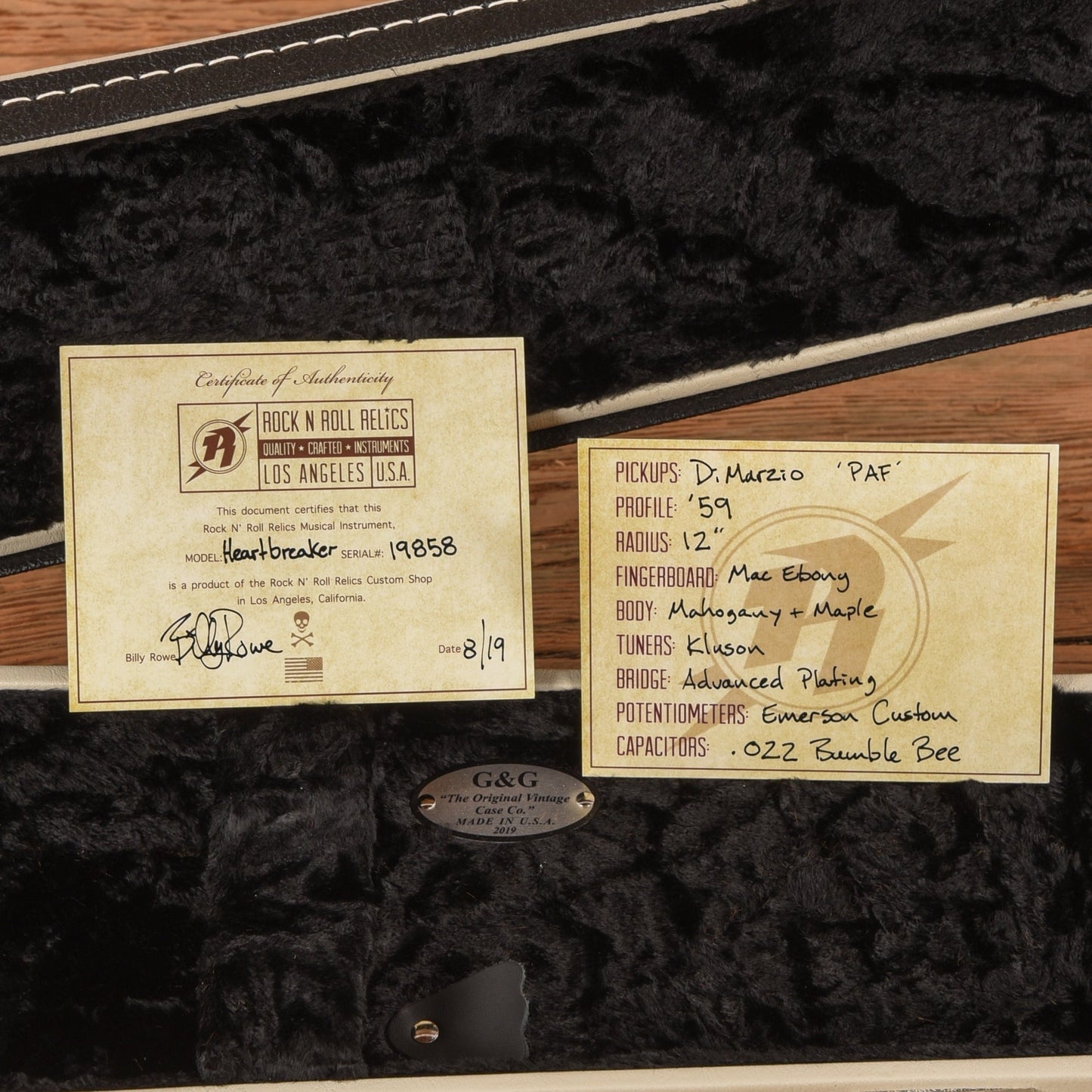 Rock N Roll Relics '52 Heartbreaker Aged Pelham Blue 2019