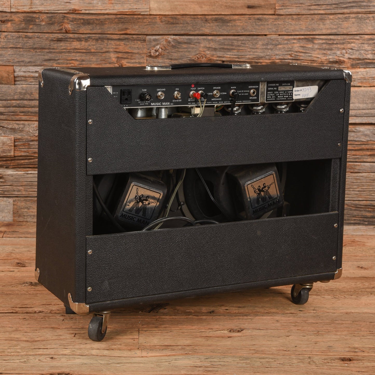 Music Man 212-HD One Thirty 2-Channel 130-Watt 2x12" Guitar Combo 1970s