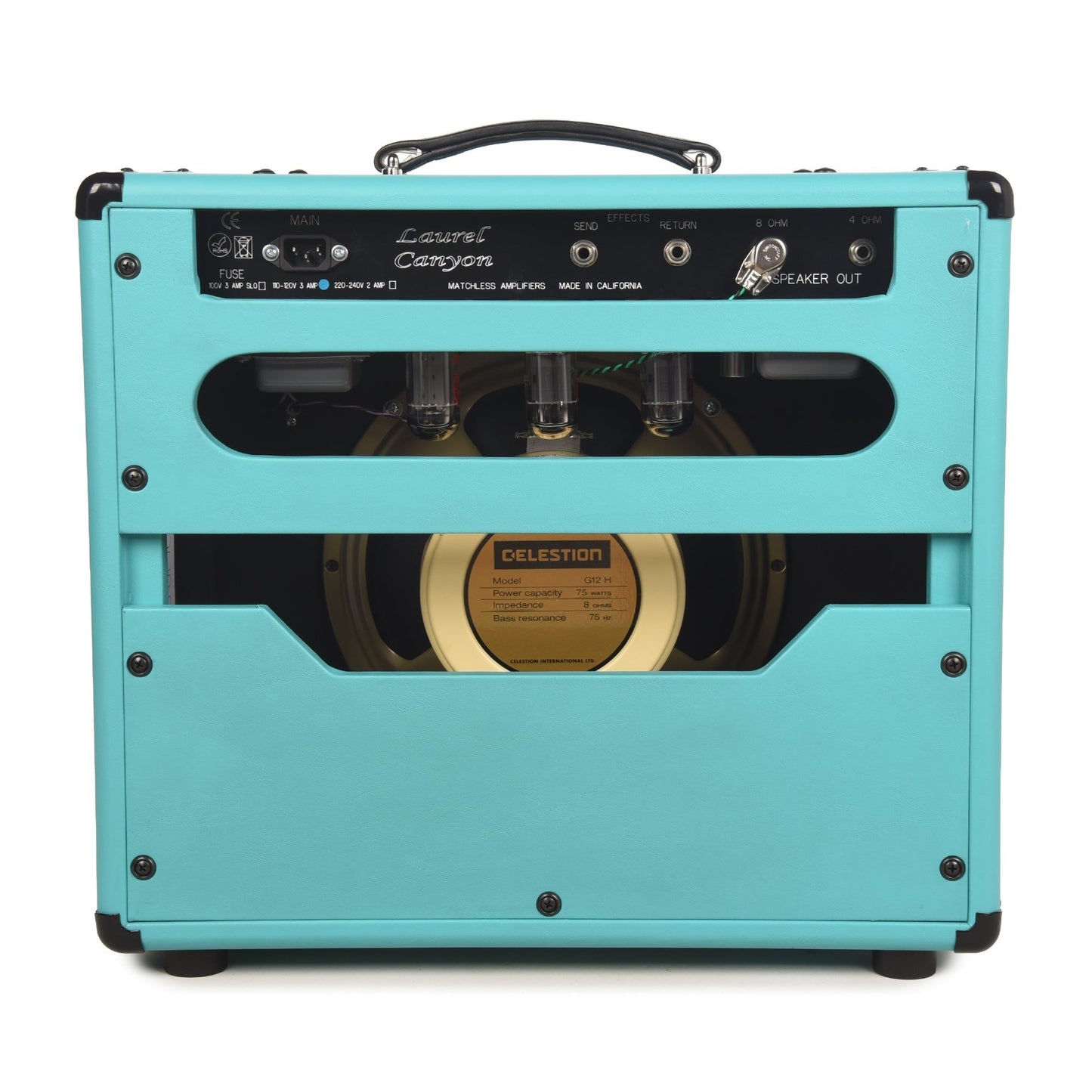 Matchless Laurel Canyon 20W 1x12" Combo Turquoise w/ Gold Grille