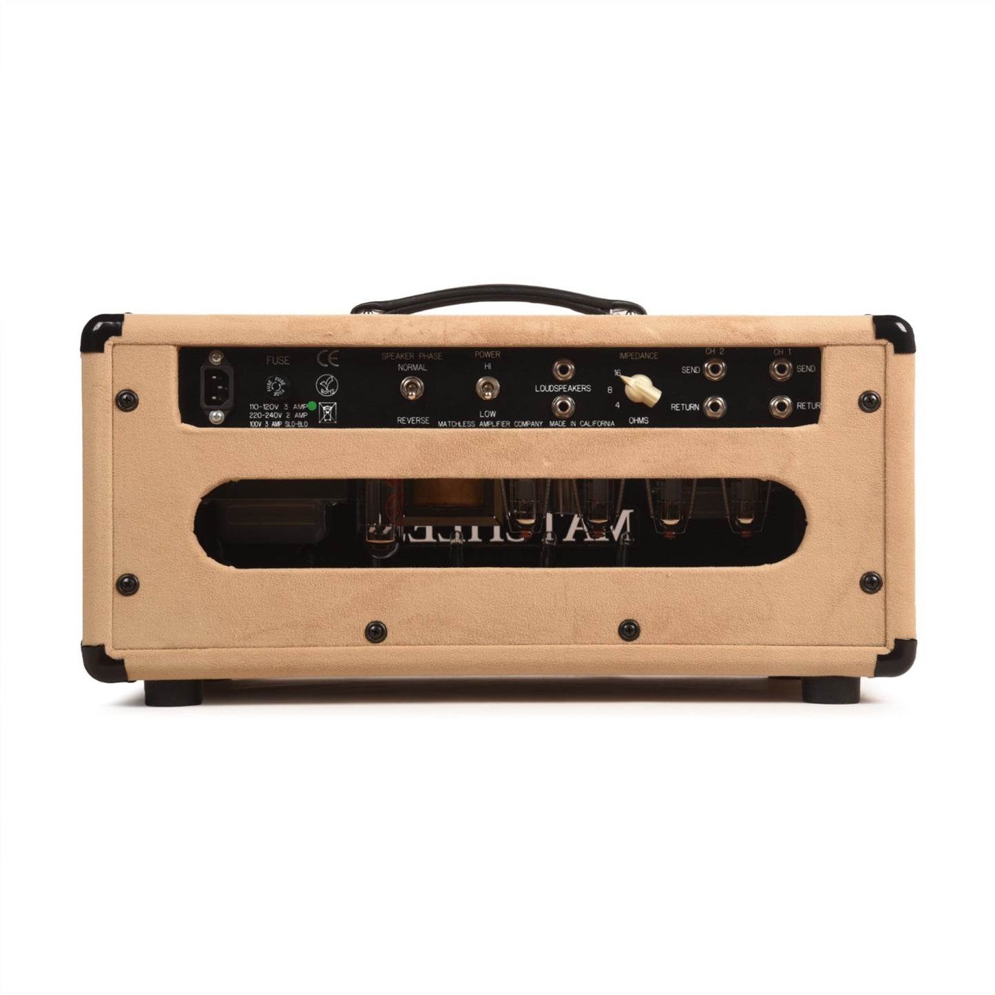 Matchless HC-30 30W Head Light Camel Suede