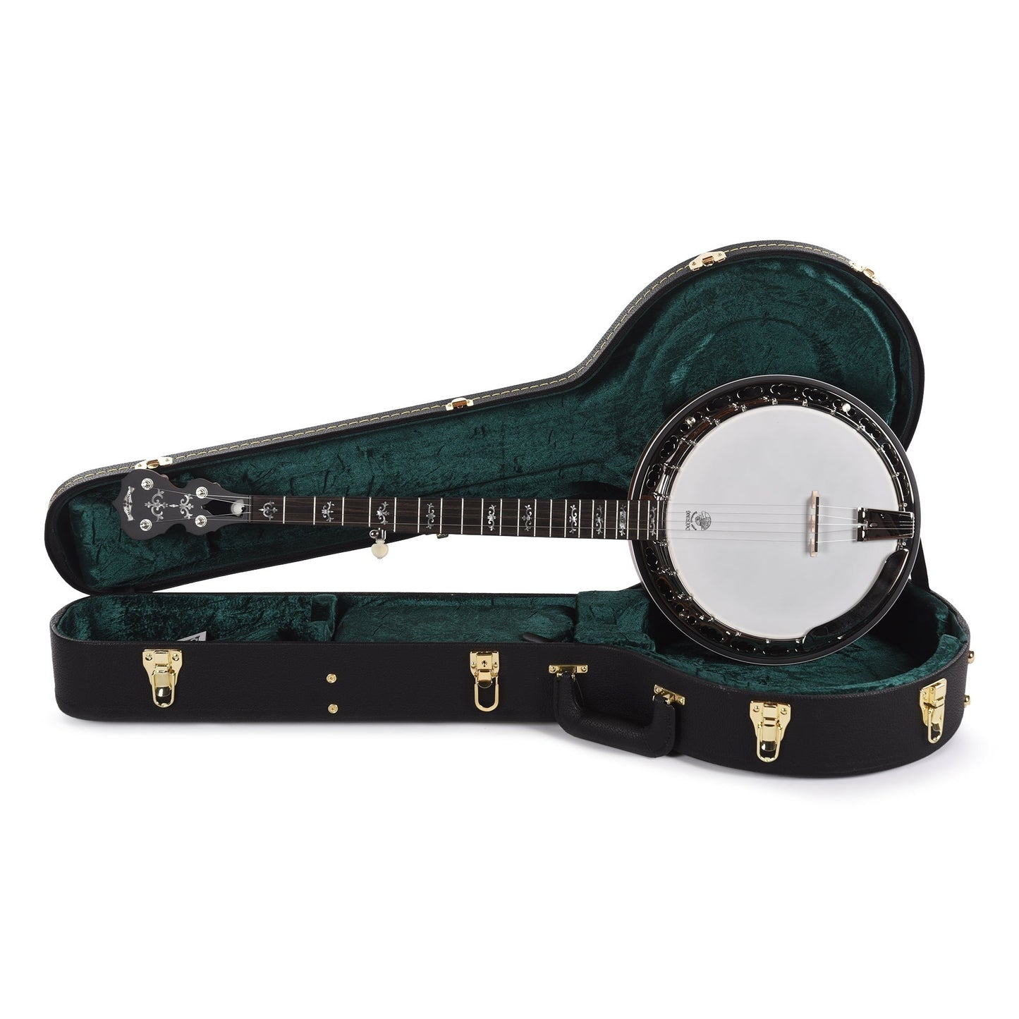 Deering Sierra 5-String Banjo with Resonator Brown Mahogany