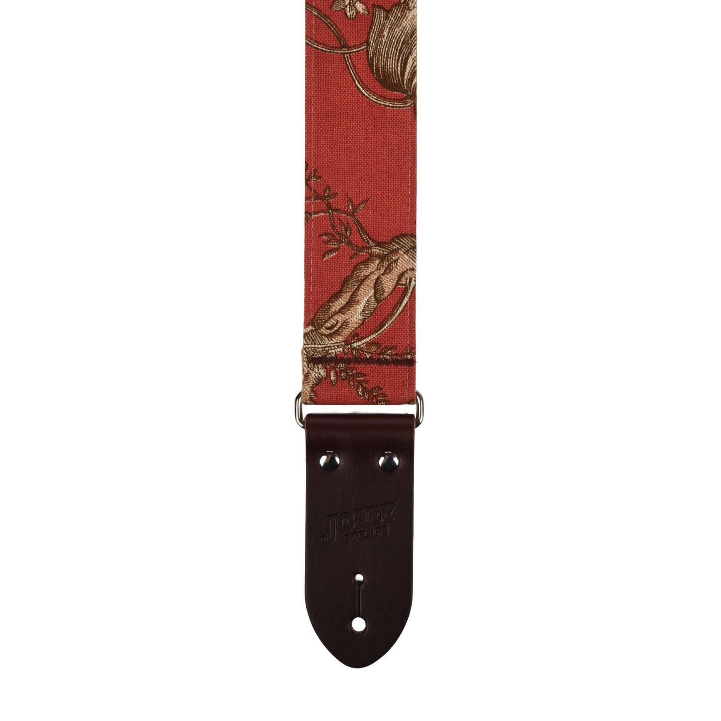 Josey Scarlet Grove 2" Guitar Strap w/Sunset Ends and Cotton Backing