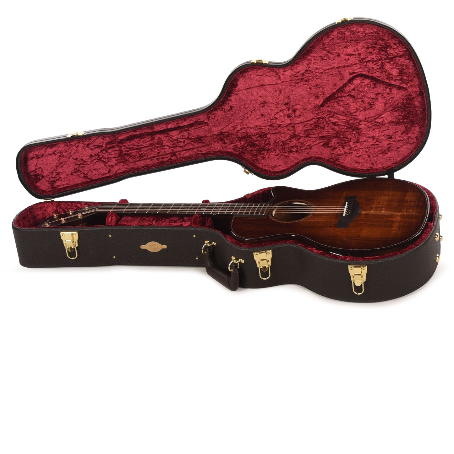 Taylor Next Generation Builder's Edition K24ce Grand Auditorium Figured Hawaiian Koa Kona Burst w/Claria Pickup