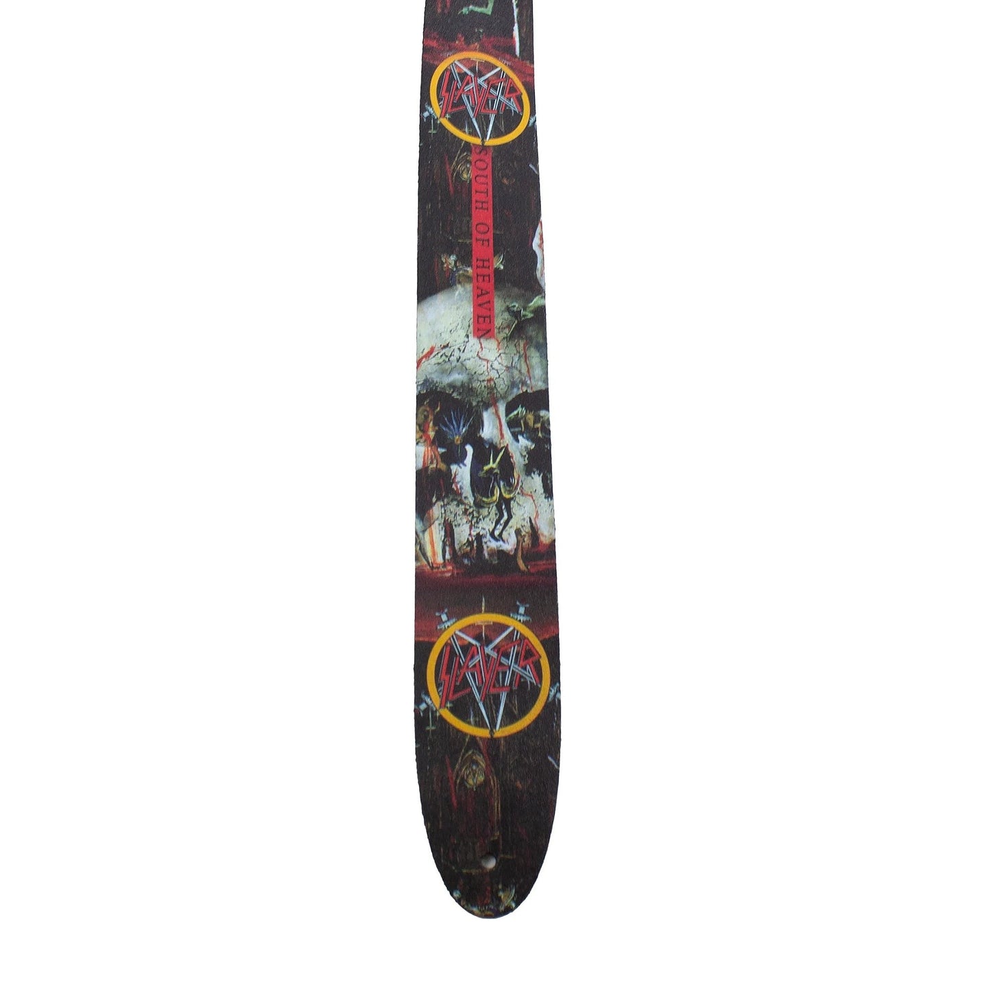 Perri's Slayer South of Heaven Leather Guitar Strap