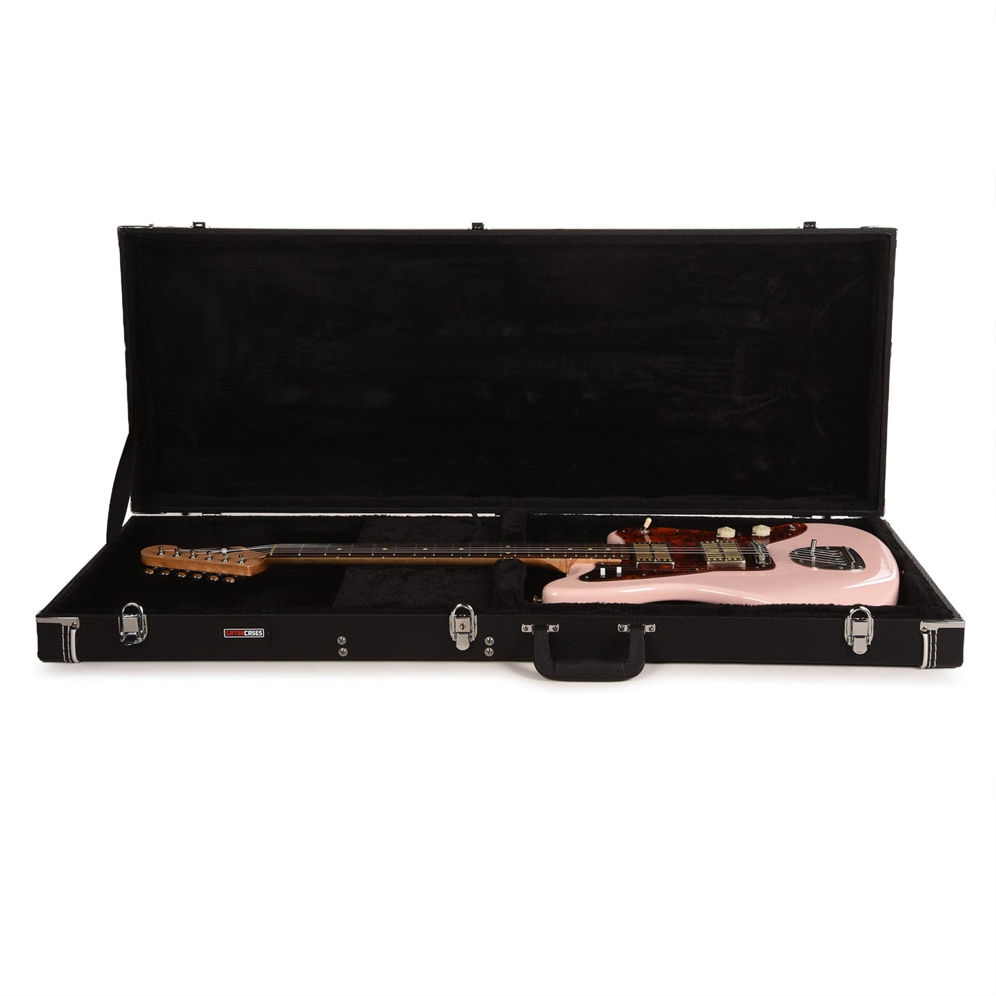 Waterslide Offset Aged Shell Pink Nitro w/ Mojo Dual Foil Pickups