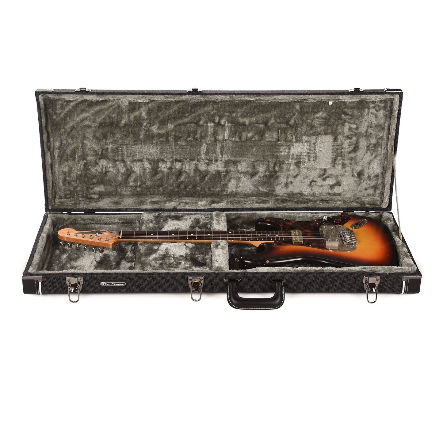 Waterslide S-Style Coodercaster Aged Sunburst Nitro w/ Mojo Lap Steel & Gold Foil Pickups