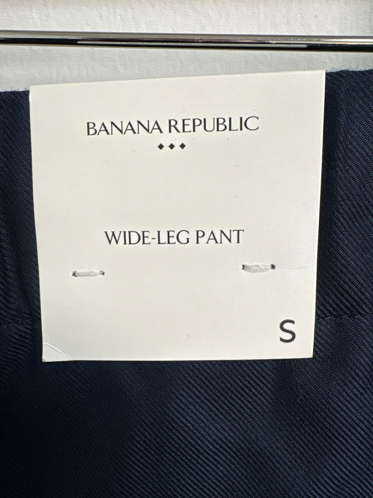 New 28" Inseam Banana Republic Blue Wide Leg High Rise Pants, S