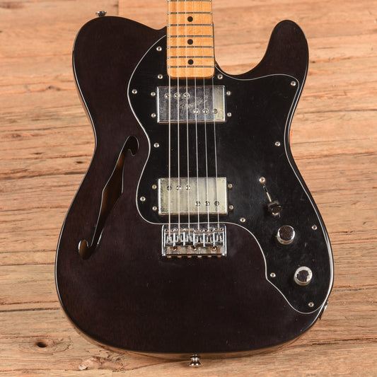 Fender Telecaster Thinline Transparent Black Refin 1972