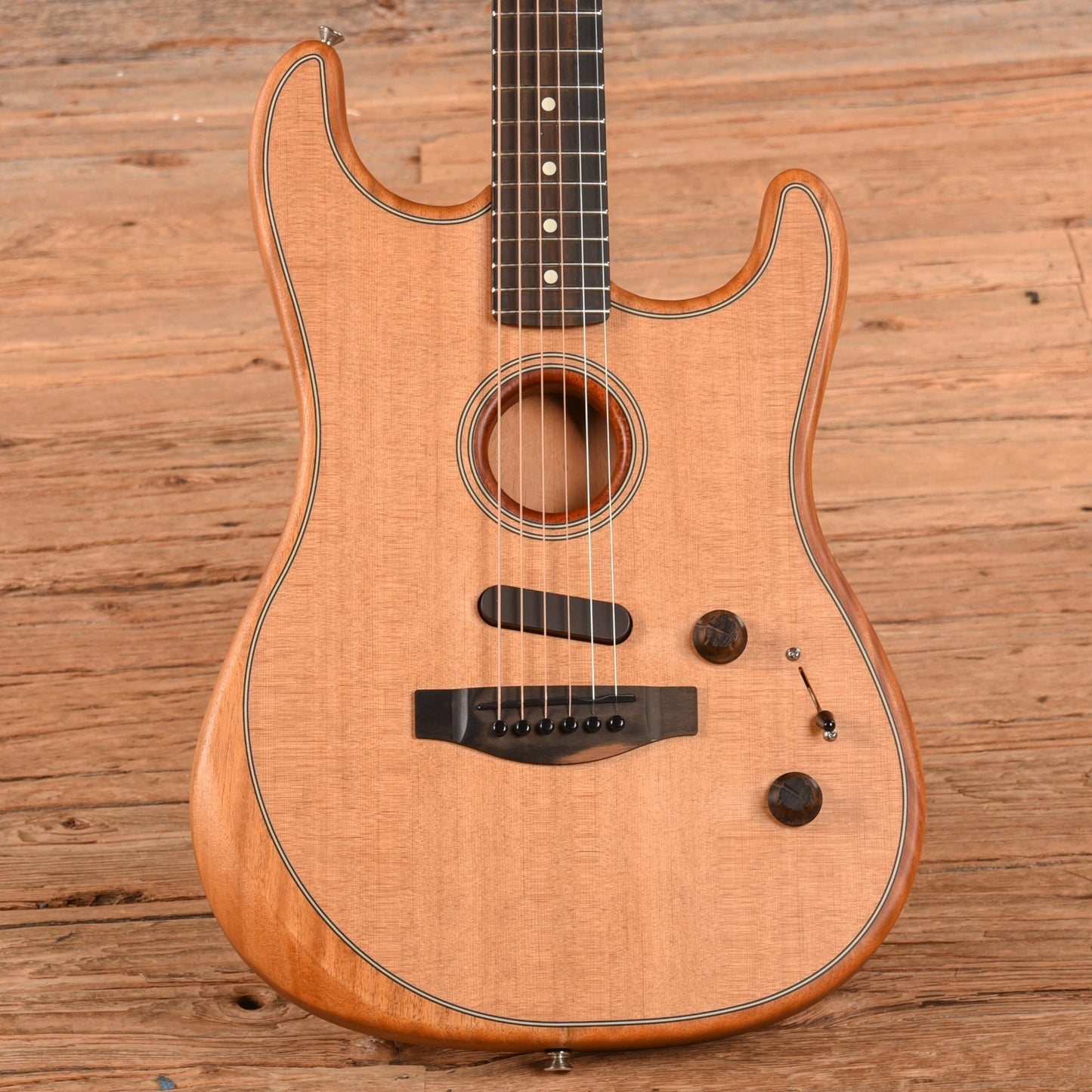 Fender American Acoustasonic Stratocaster Natural 2021