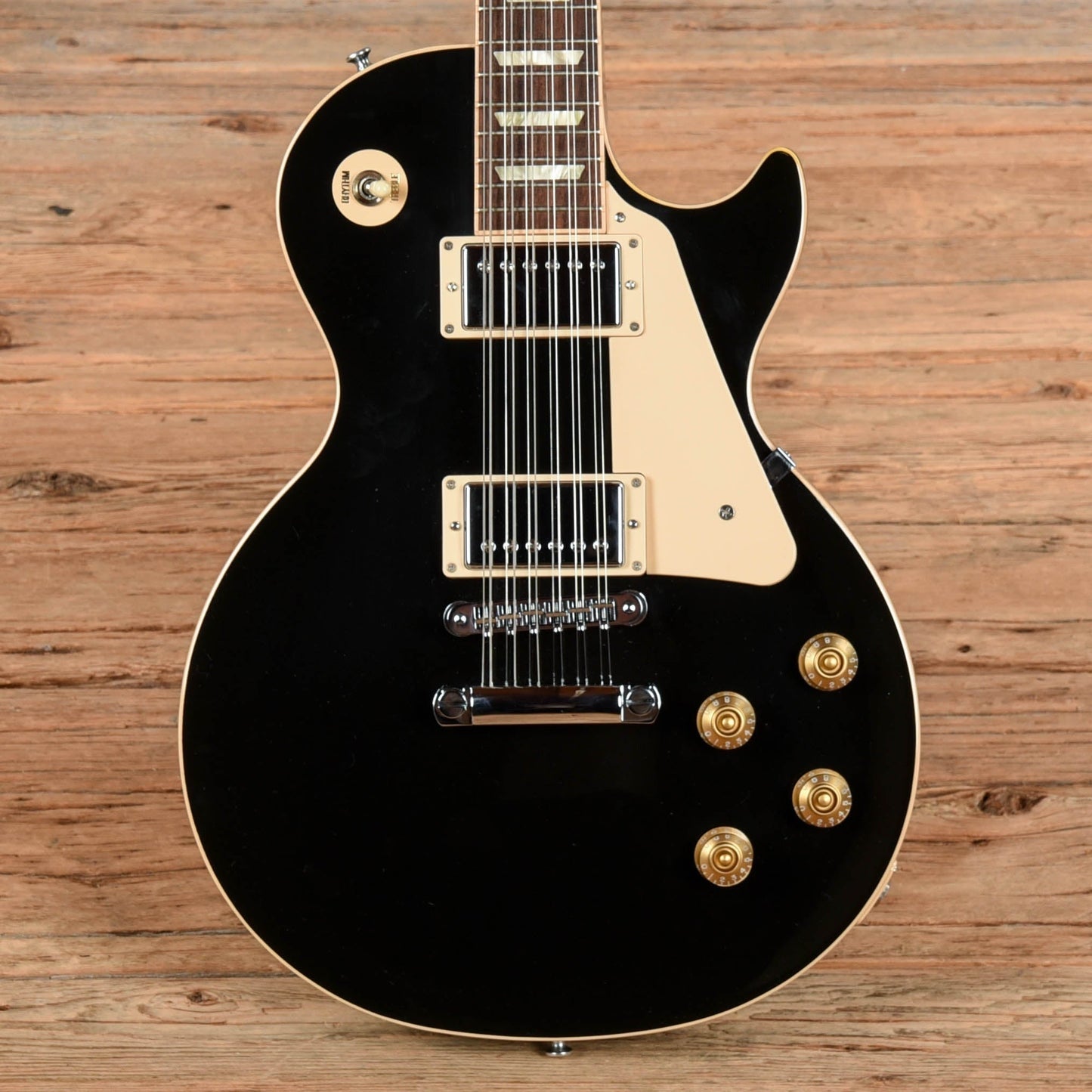 Gibson Les Paul 12 string Black - Dave Amato of REO Speedwagon
