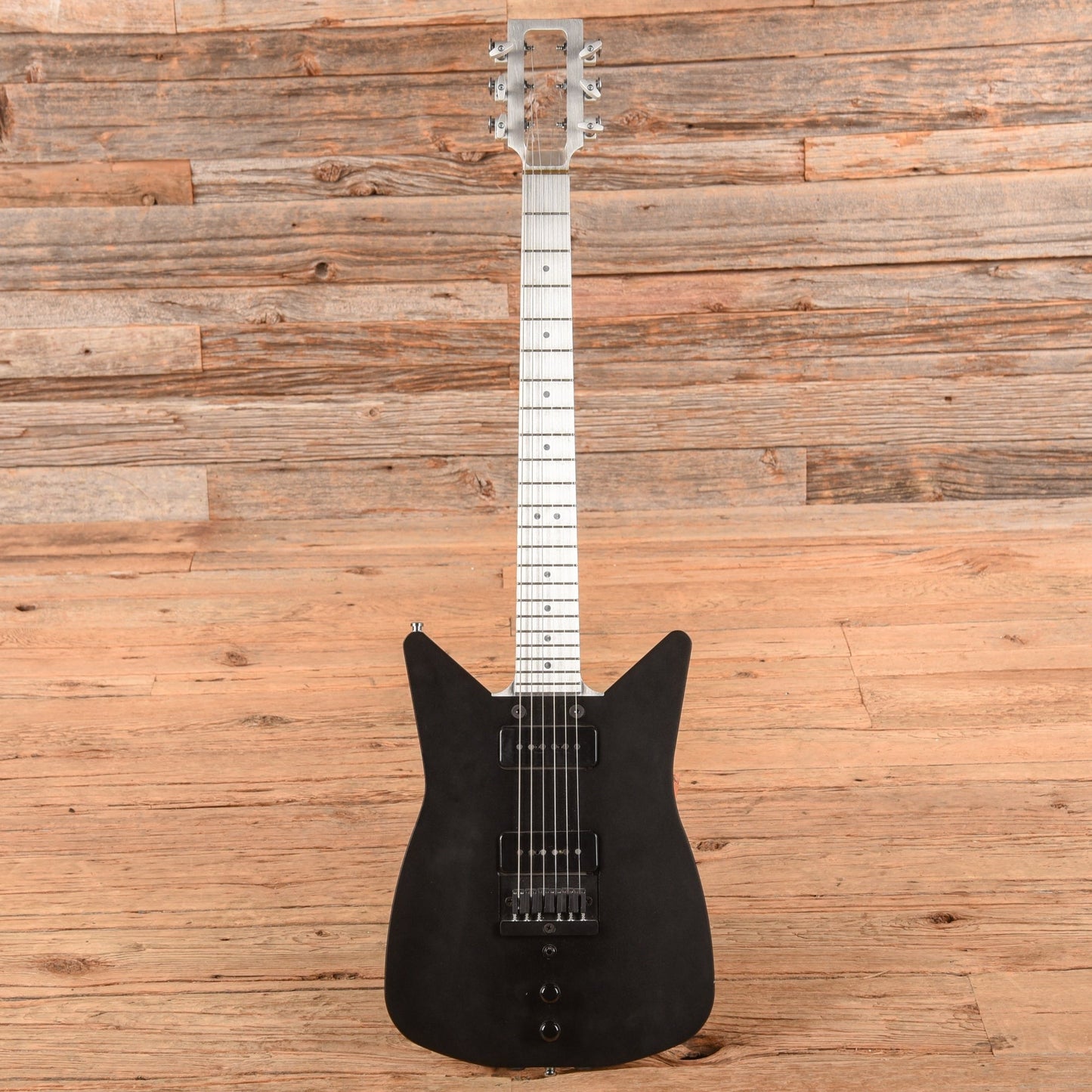 Obstructures 0.750b Machined Aluminum Electric Guitar Black