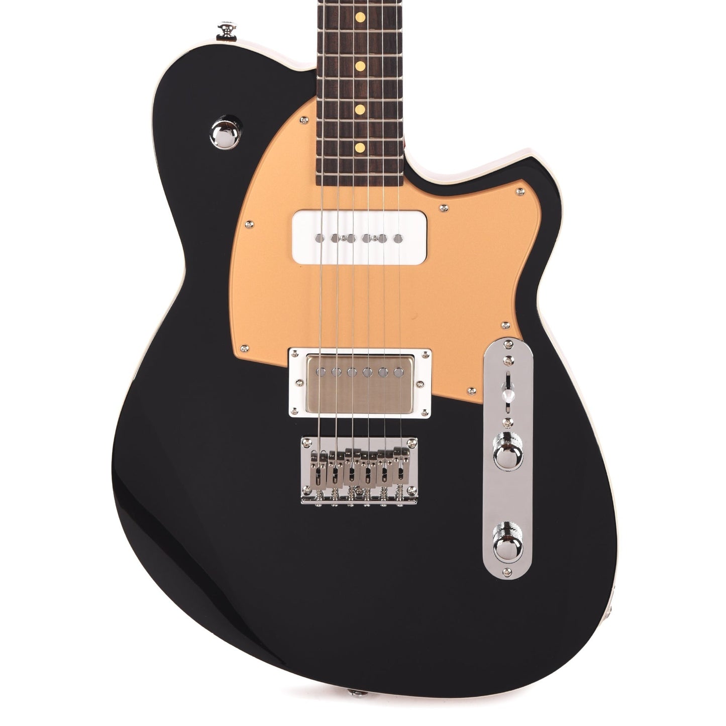 Reverend Charger H90 Electric Guitar Midnight Black