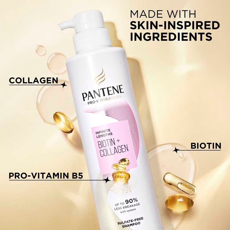 Infinite Lengths Biotin + Collagen Shampoo and Miracle Rescue Deep Repair Conditioner Dual Pack