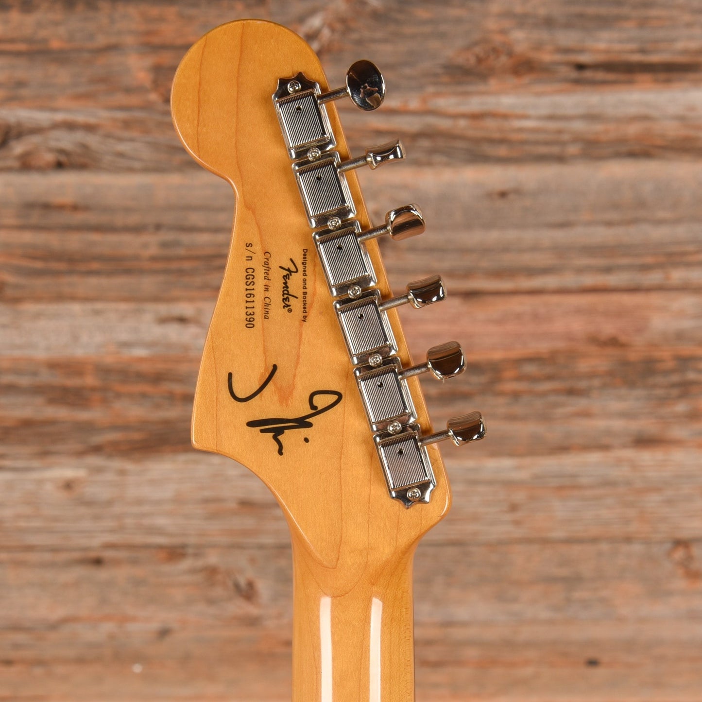 Squier J Mascis Jazzmaster White Blonde 2016