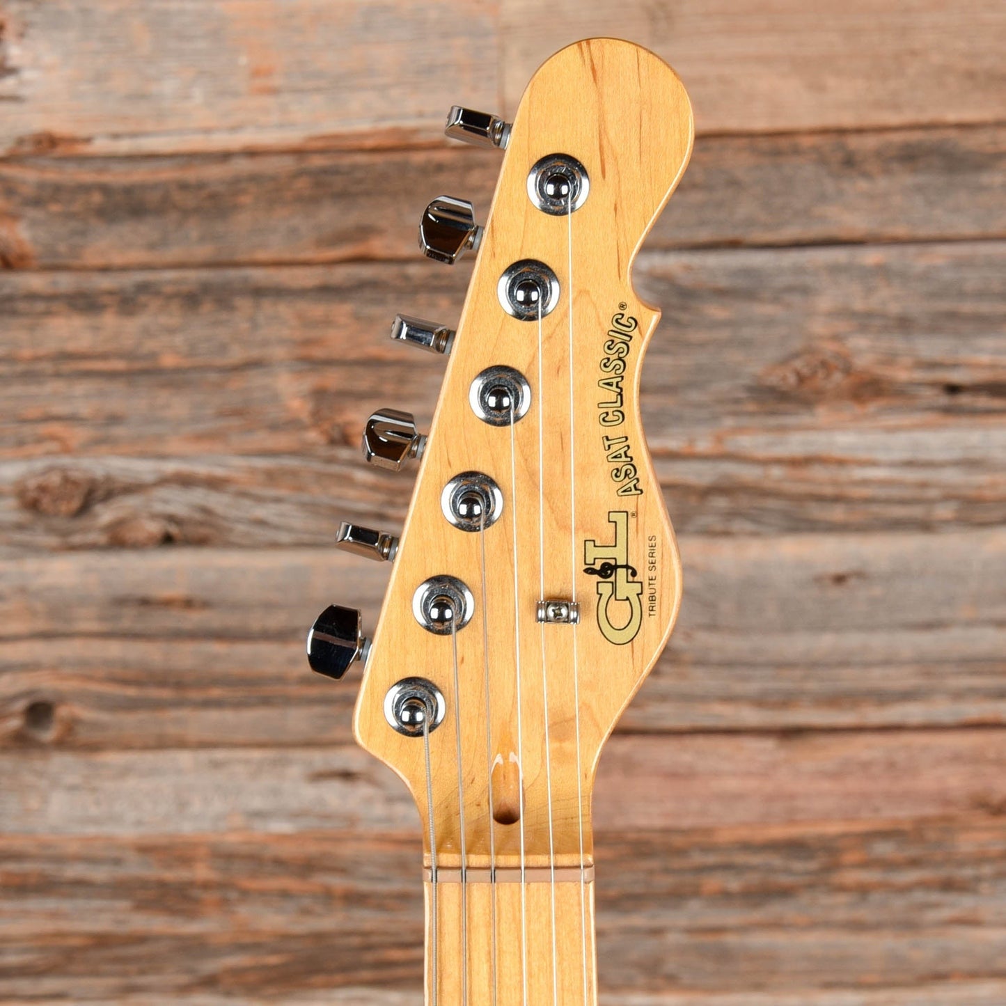 G&L Tribute Series ASAT Classic Bluesboy Semi-Hollow Transparent Orange