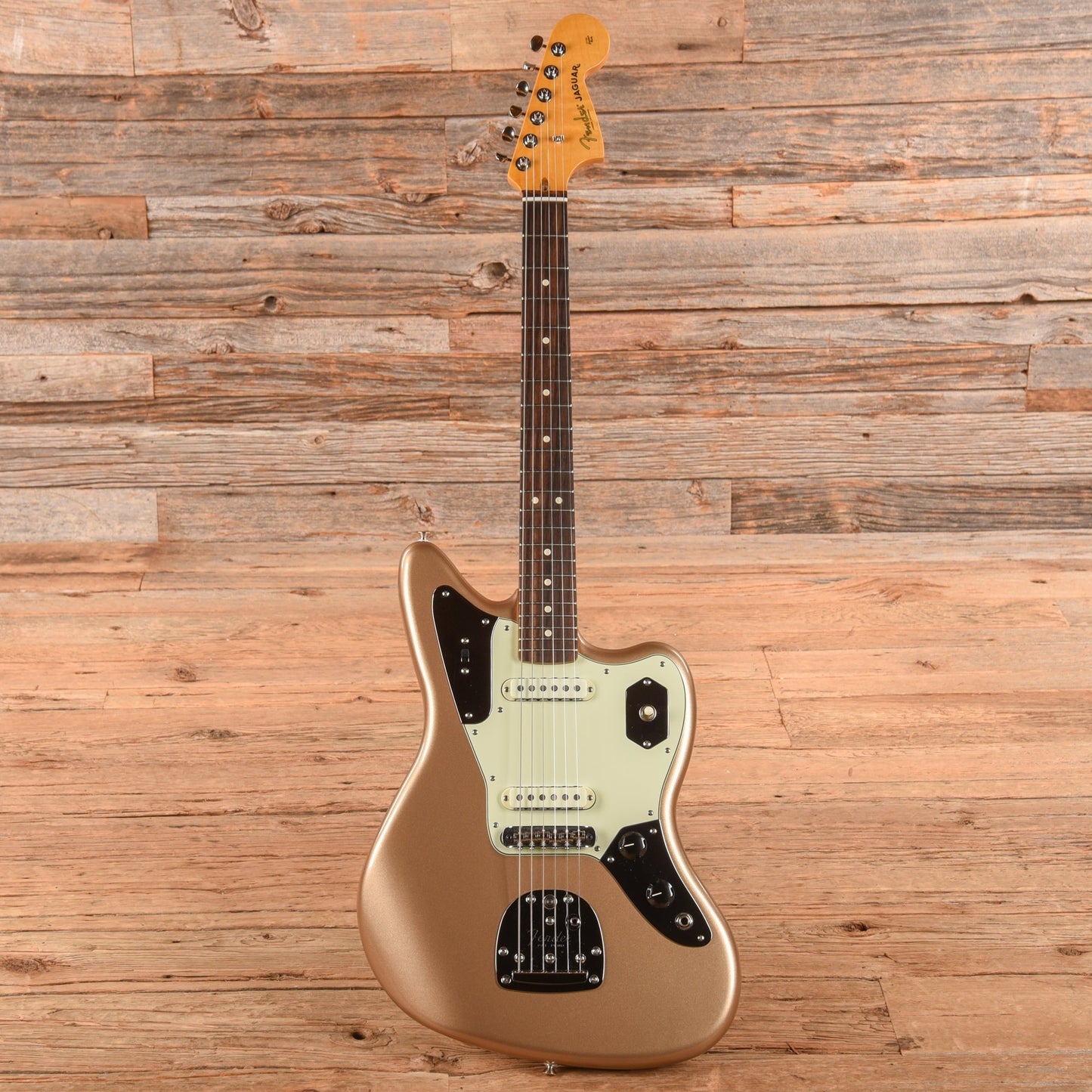 Fender American Professional Classic Jaguar Faded Firemist Gold 2025