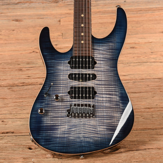 Suhr Custom Modern Faded Trans Whale Blue Burst