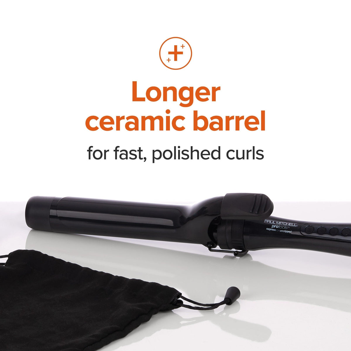 Express Ion Clipped 1.25" Detachable Curling Iron